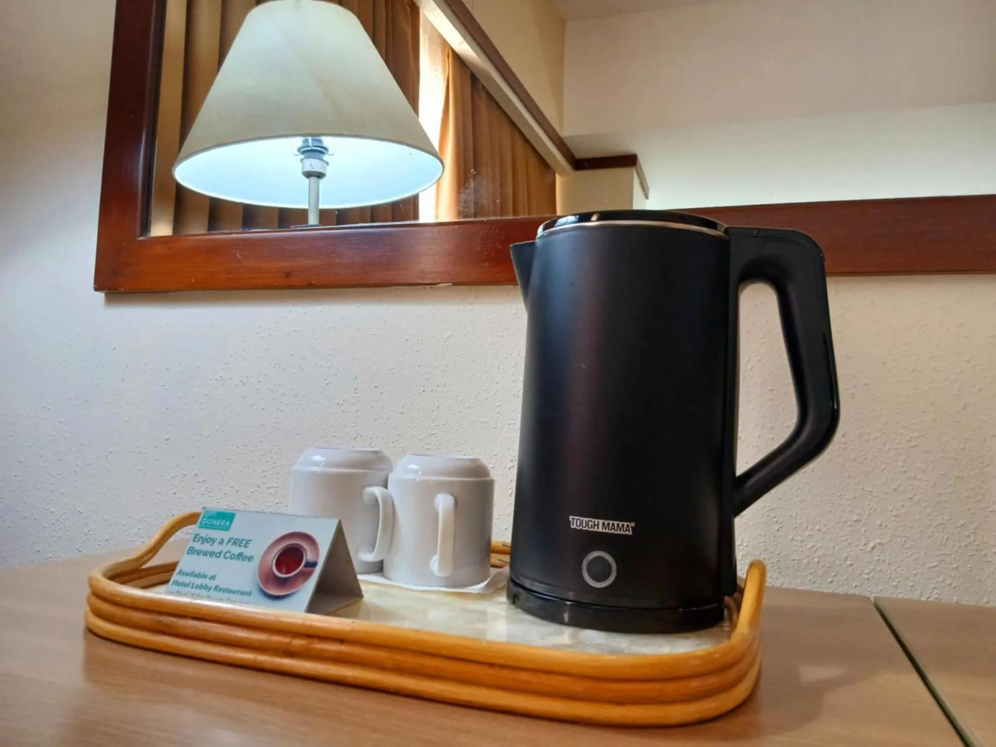 Coffee/tea facilities in Dohera Hotel