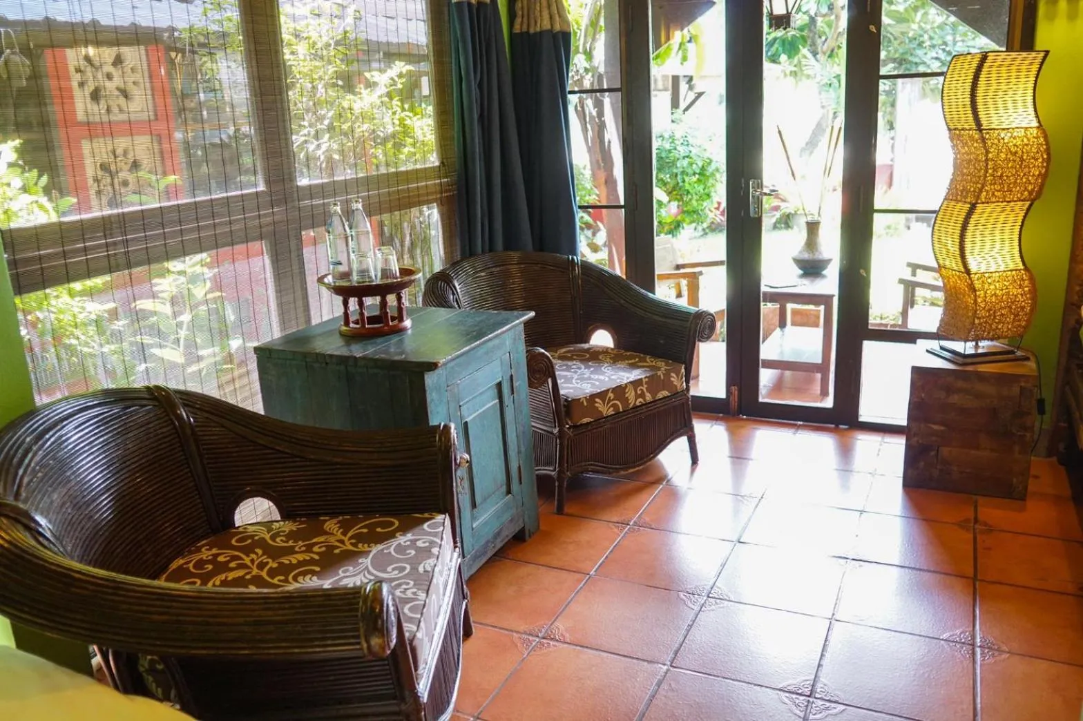 Seating area in The Riverside Guest House