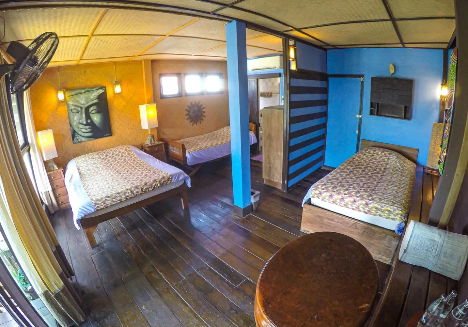 Bed in The Riverside Guest House