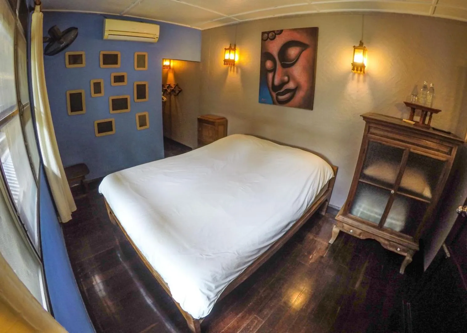 Bed in The Riverside Guest House