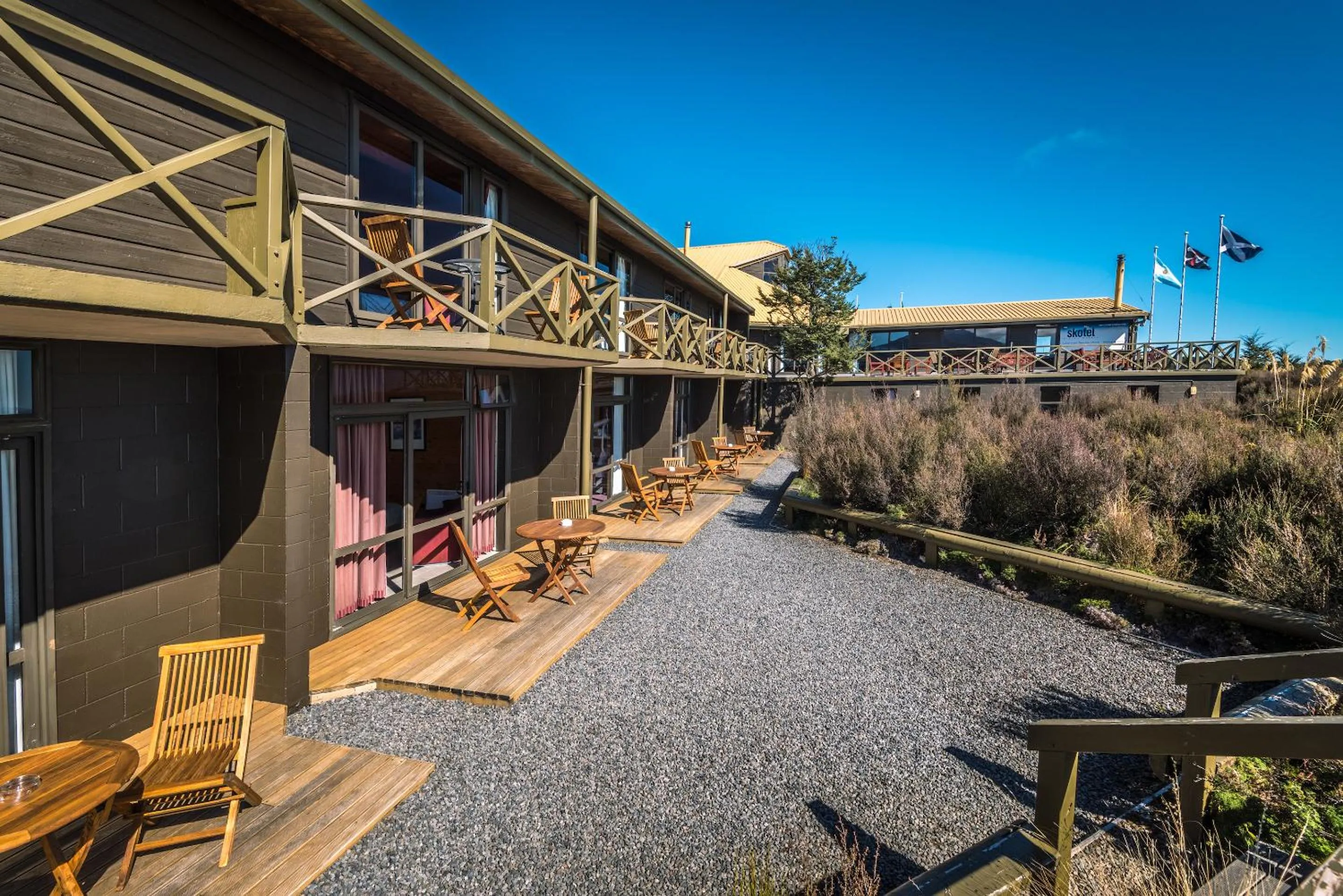 Patio in Skotel Alpine Resort
