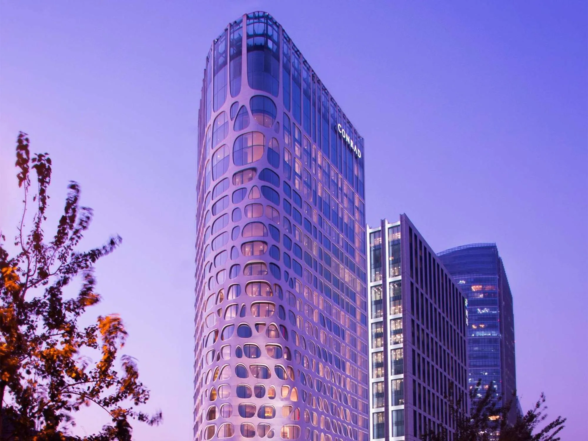 Property building in Conrad Beijing by Hilton