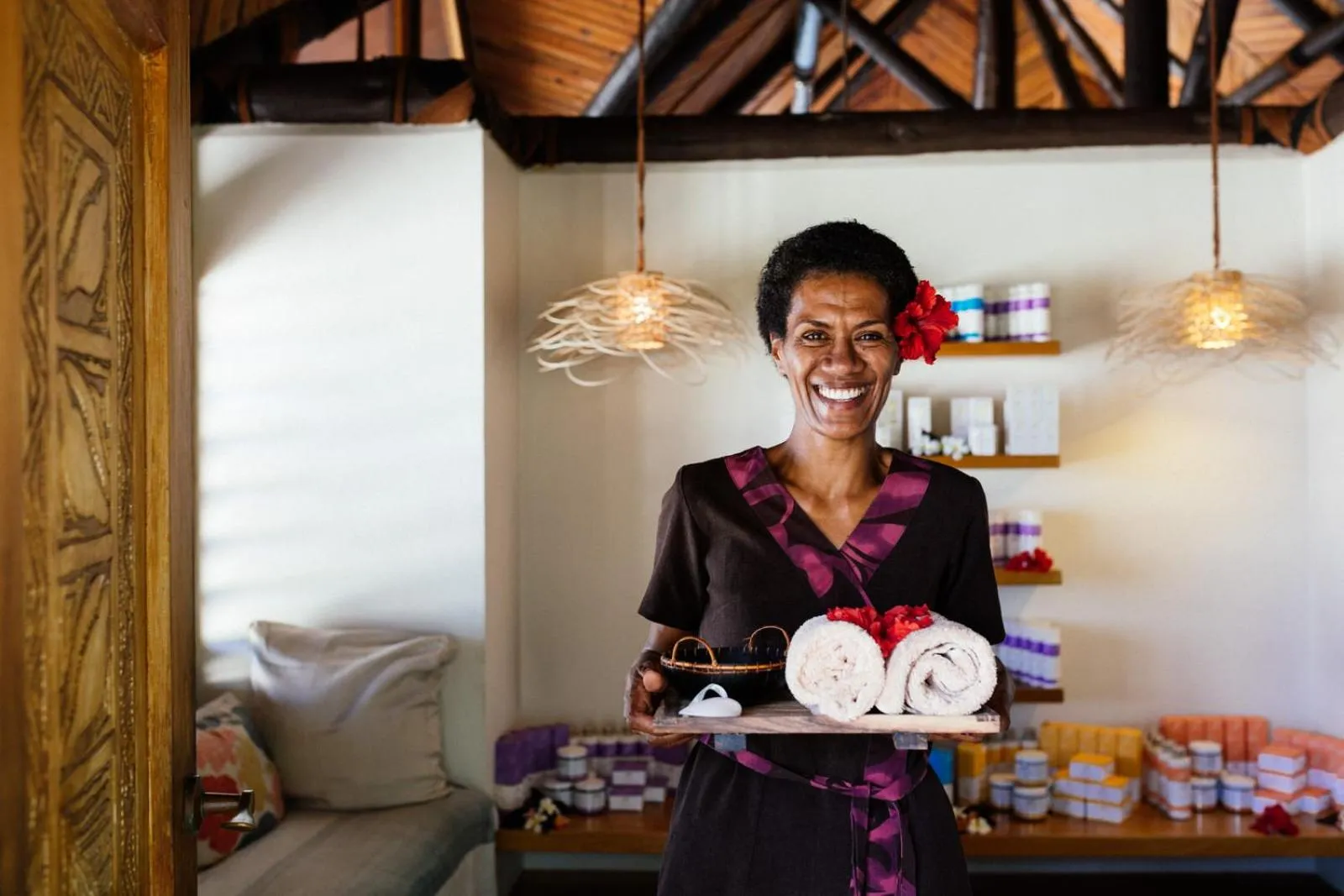 Staff in Yasawa Island Resort & Spa