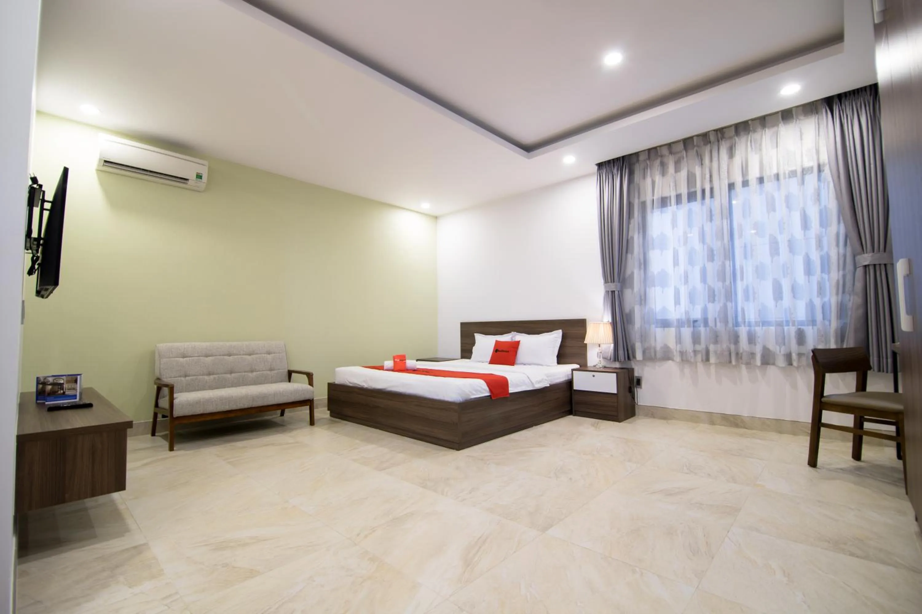 View (from property/room), Bed in AHA Residence Hotel