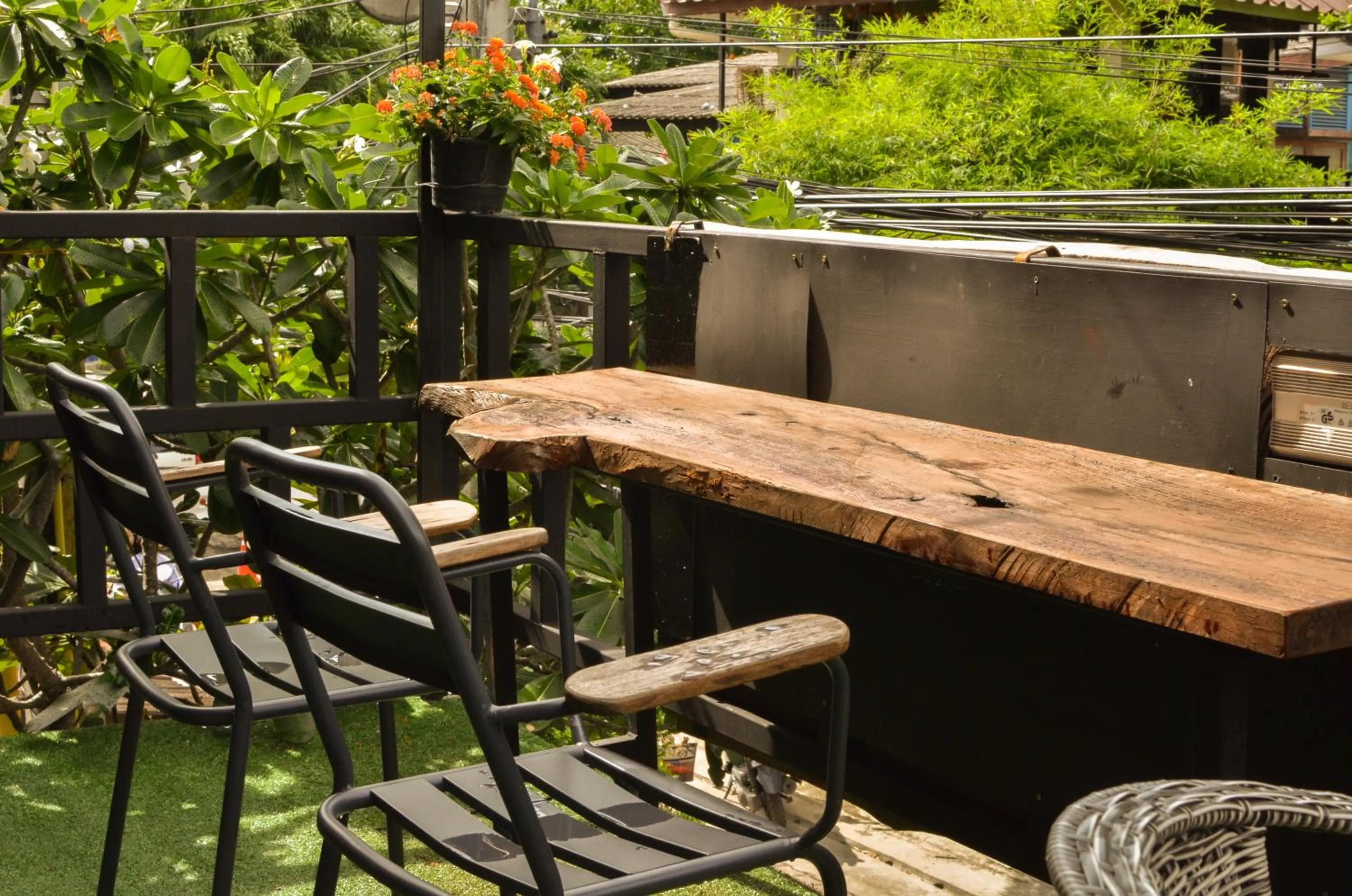 Balcony/Terrace in Nature Boutique Hotel @ Chiangmai