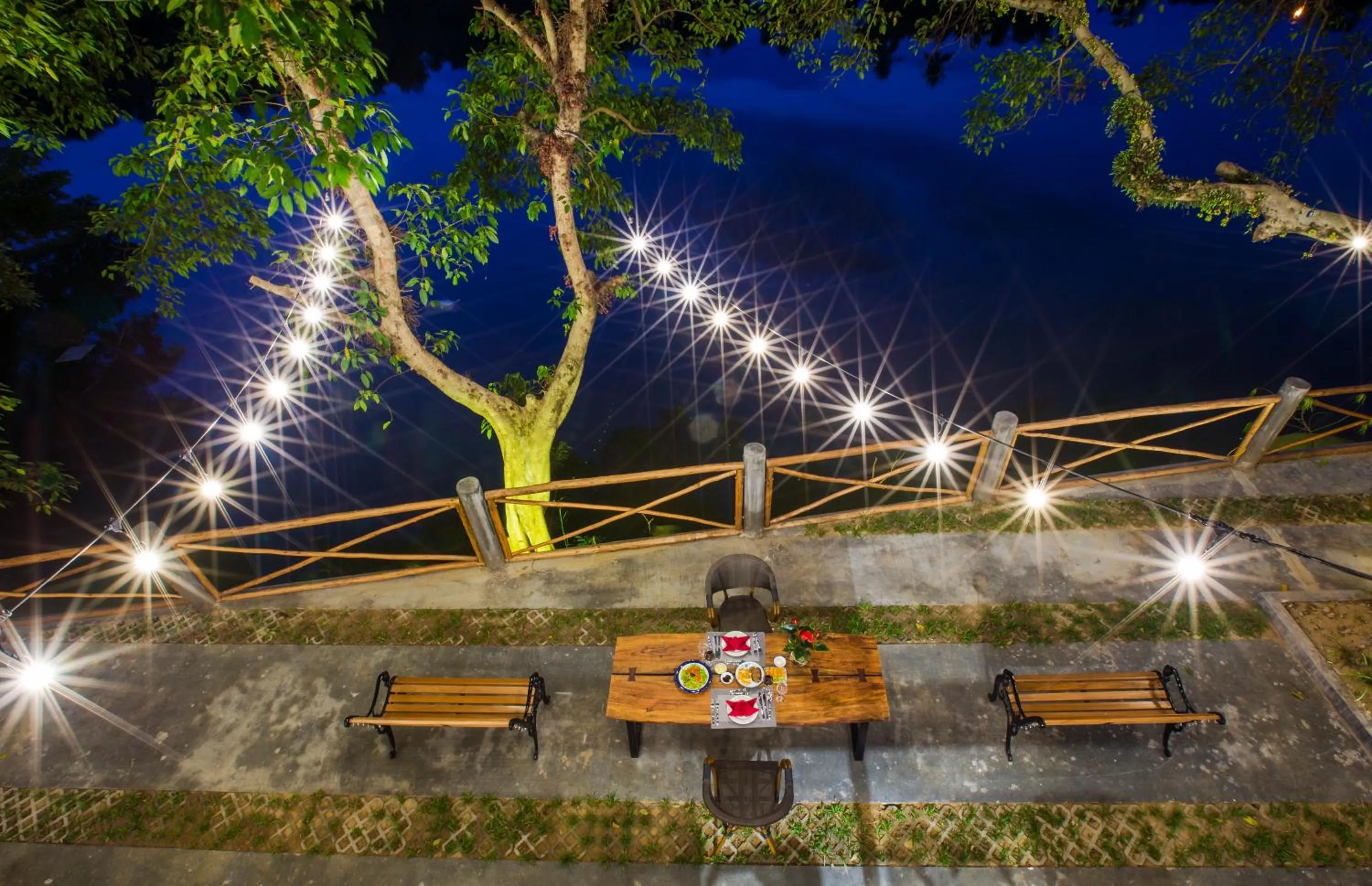 Garden in La Paix Hue