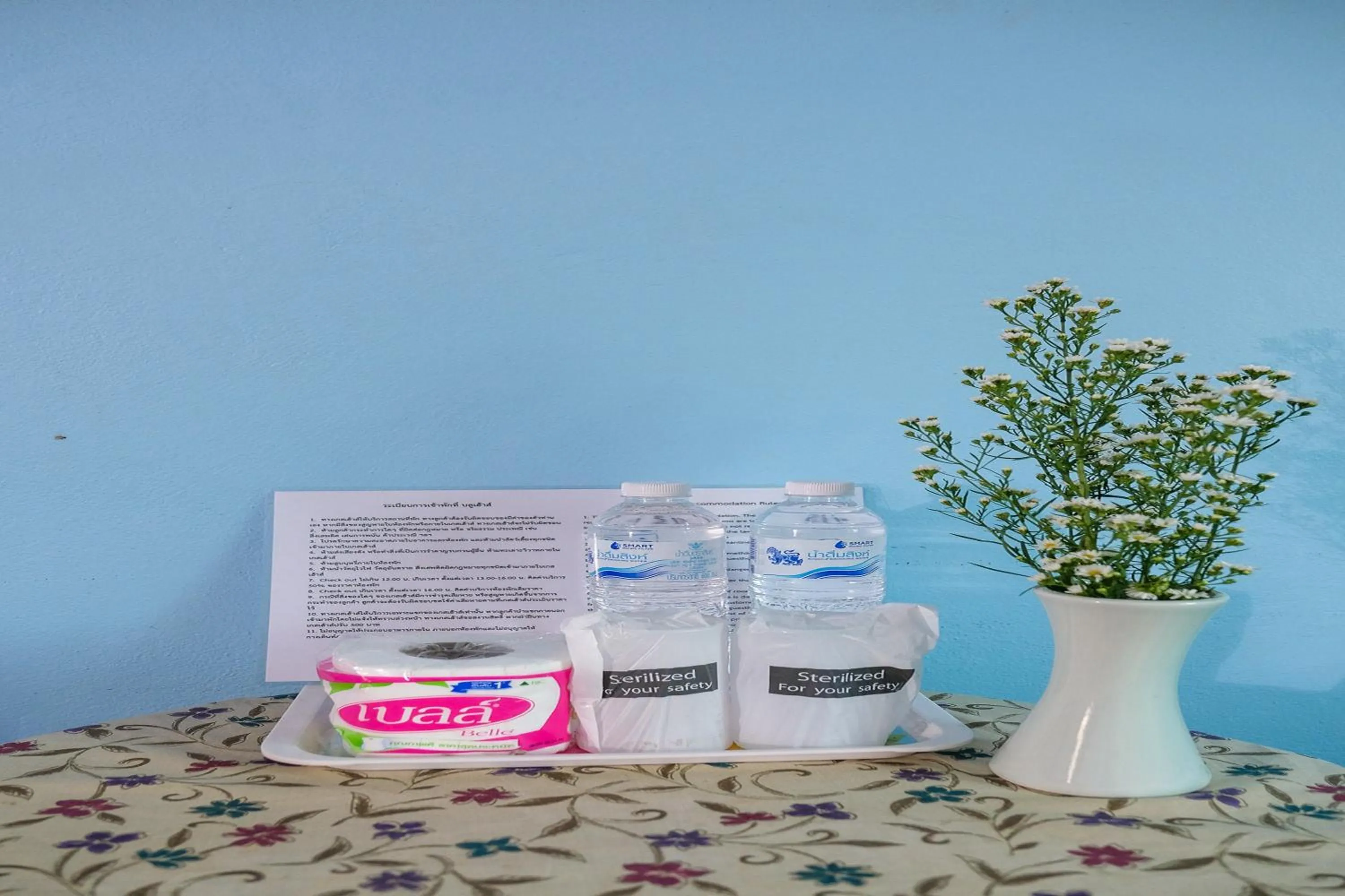 Decorative detail in Blue House Pai