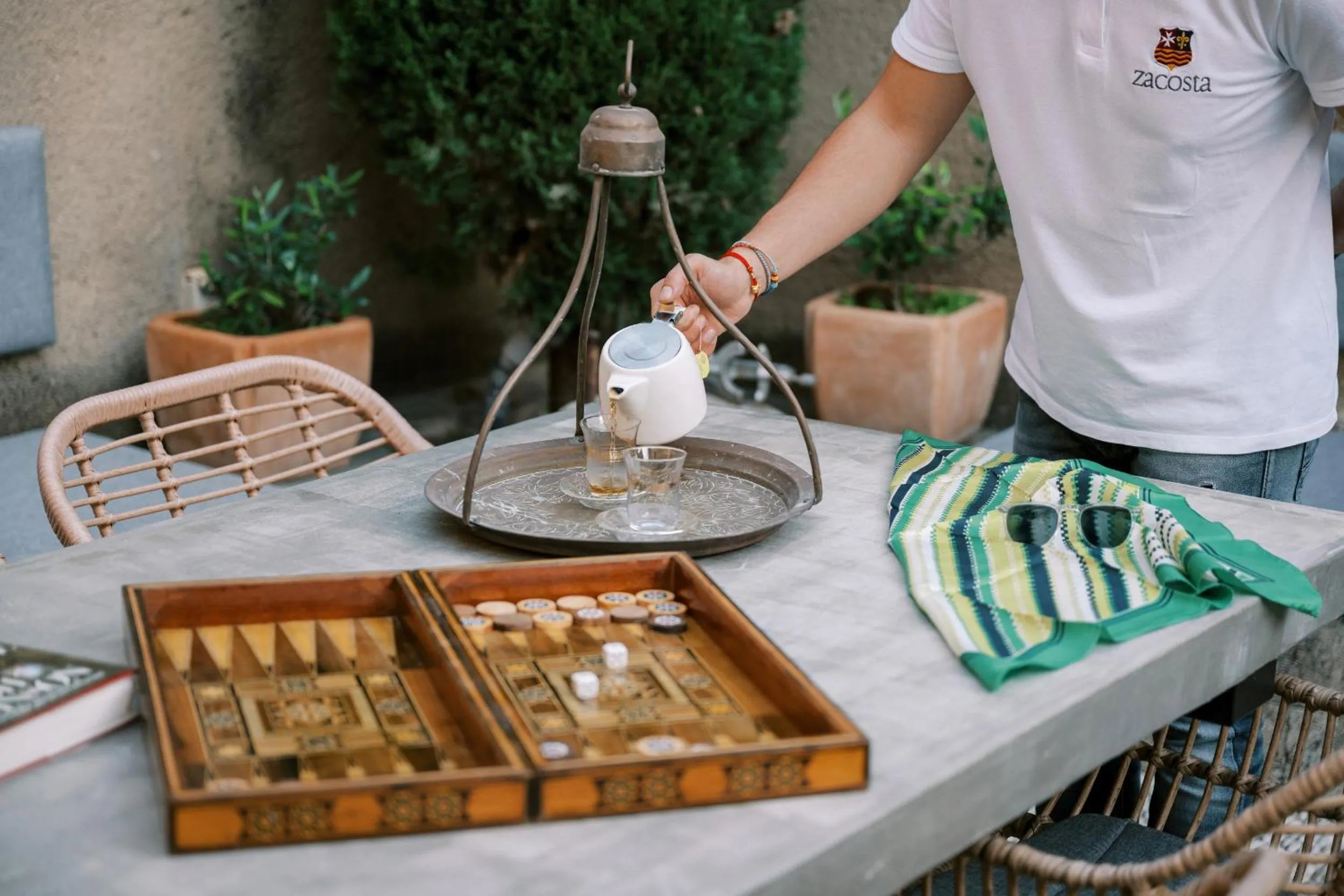 Patio in Zacosta Villa - a Heritage Hotel