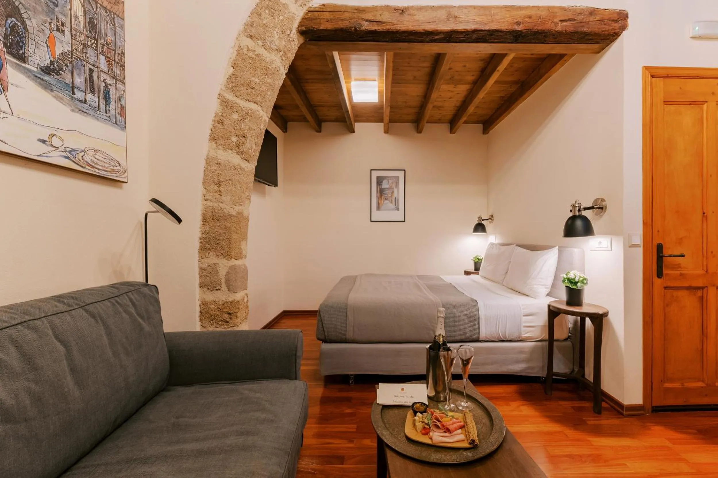 Bed in Zacosta Villa Hotel