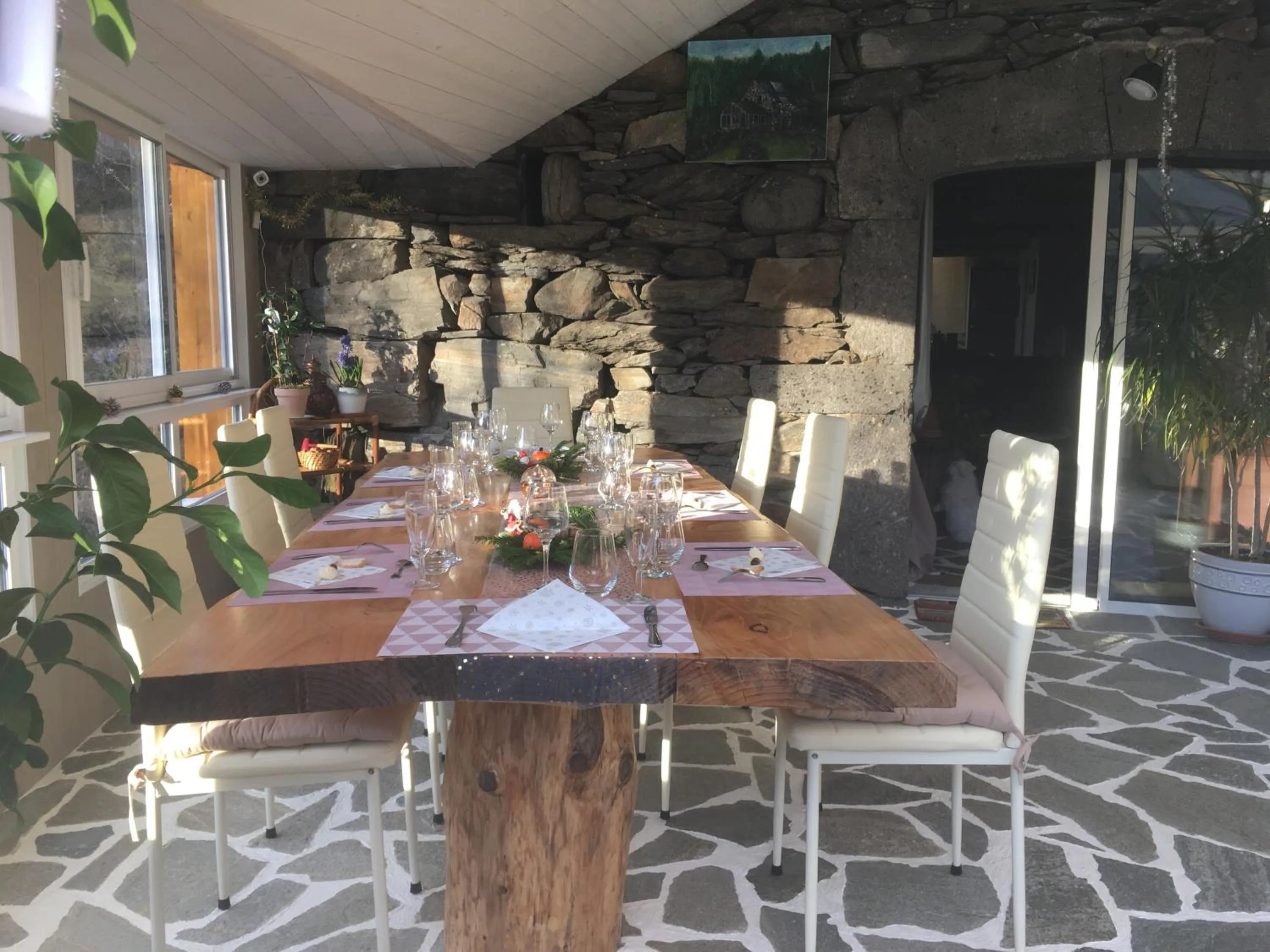 Patio in Chambres d'hôtes Le Lepadou-Bas