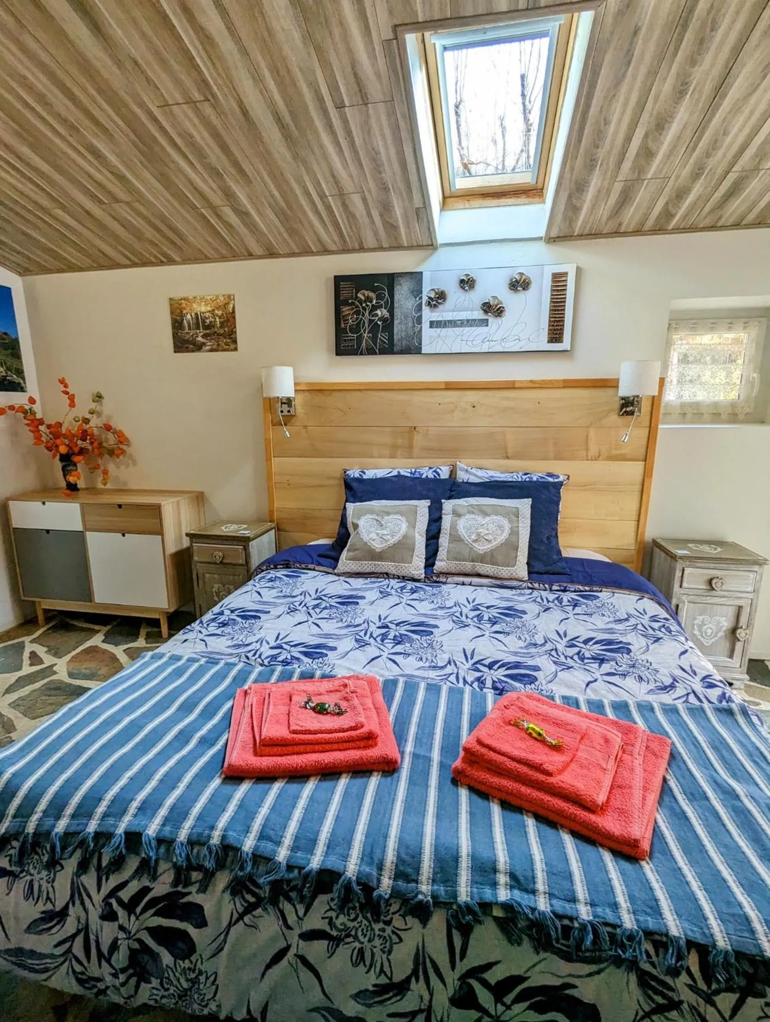 Bed in Chambres d'hôtes Le Lepadou-Bas