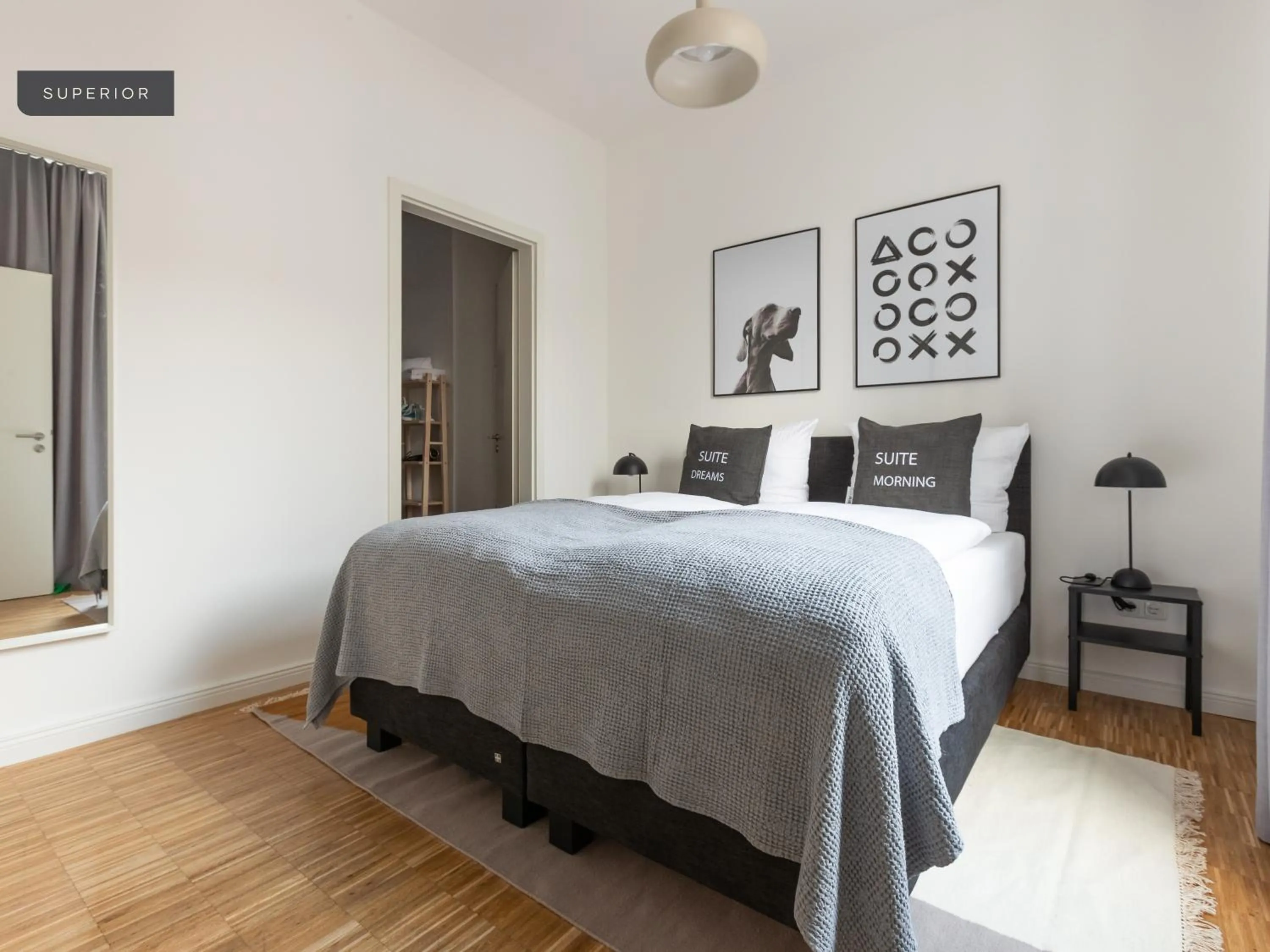 Bed in Apartments Berlin Aroser Allee