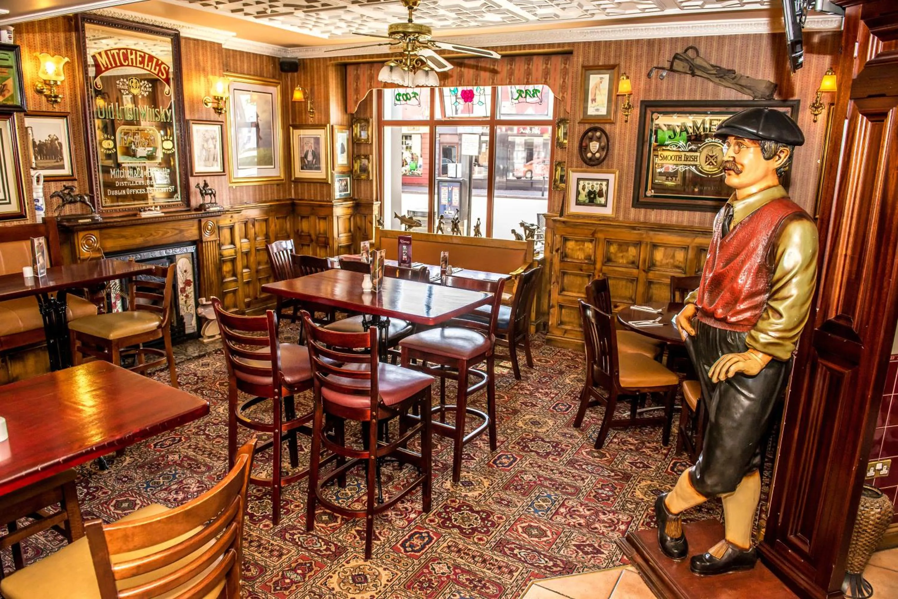 Dining area in McSweeney Arms Hotel