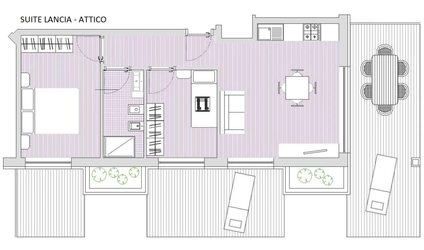 Floor plan in Residence Sunrise