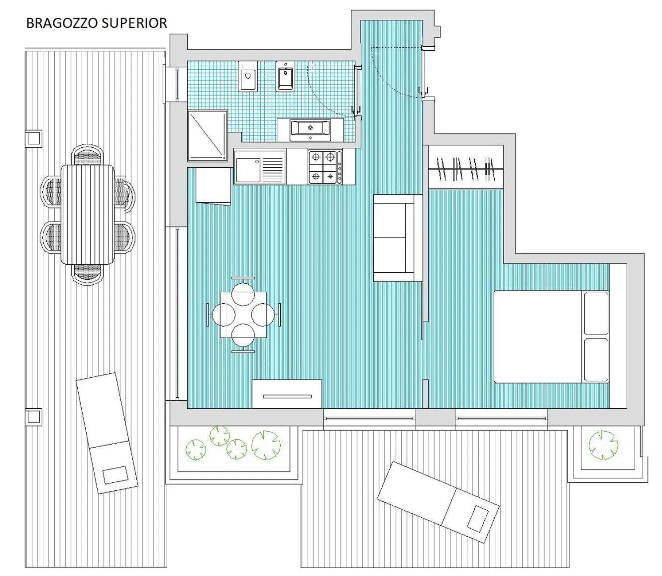 Floor plan in Residence Sunrise