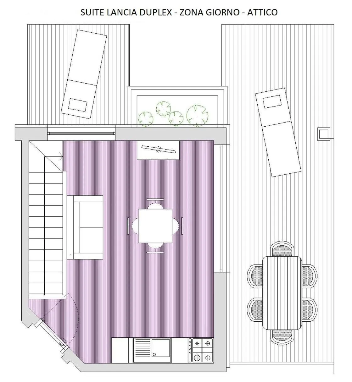 Floor plan in Residence Sunrise