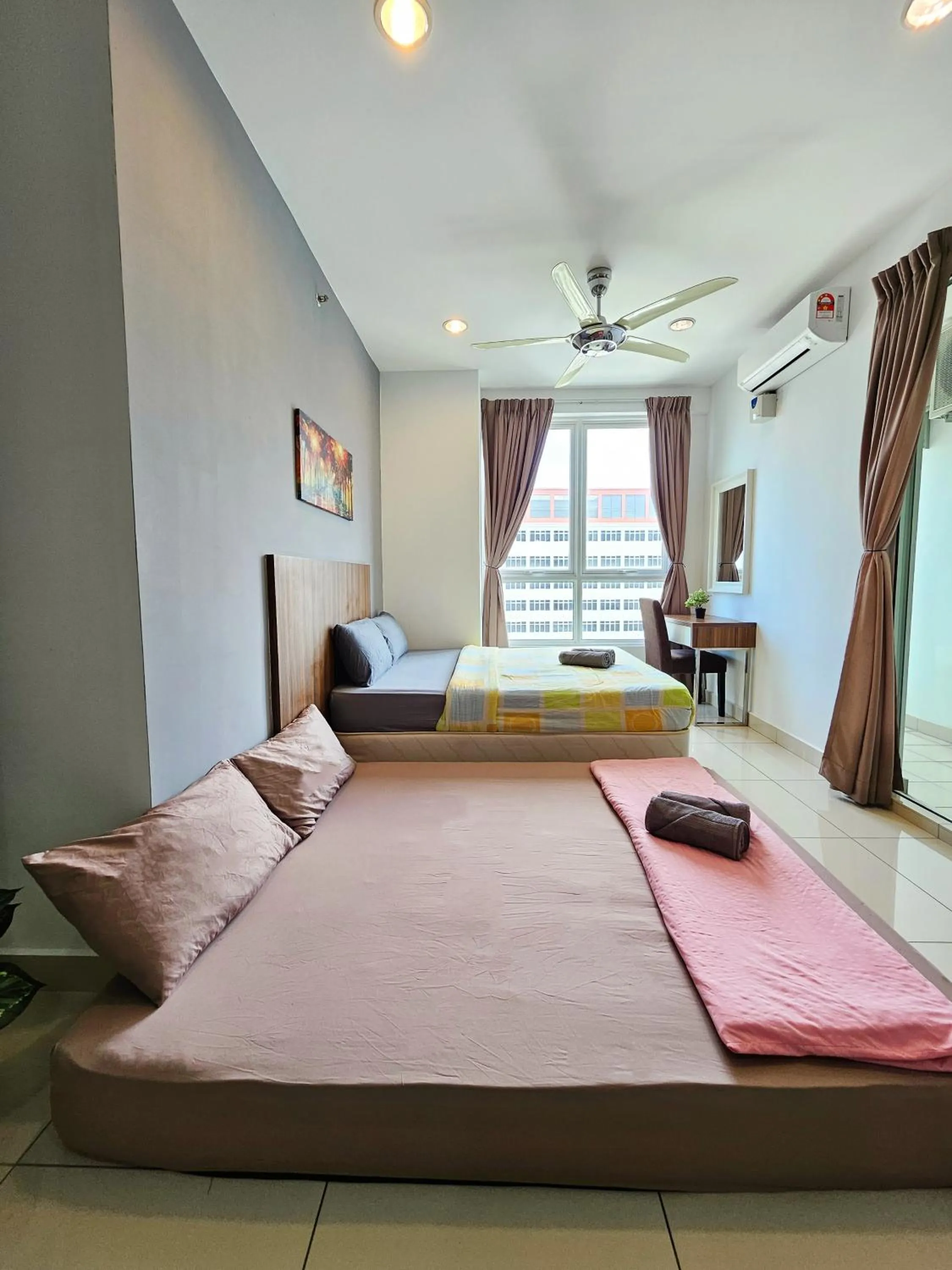 Bed in Mansion One by Sky Hive