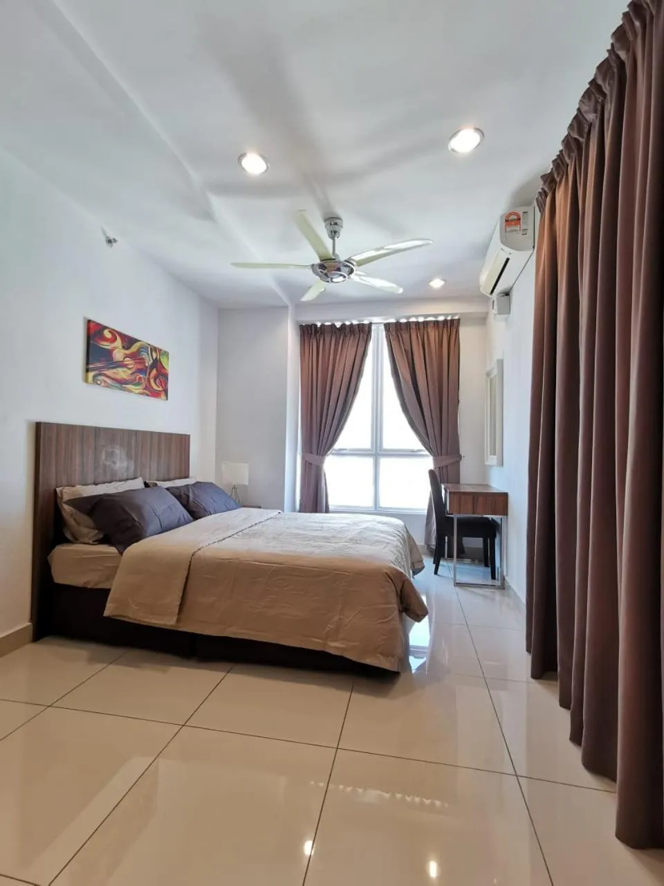 Bed in Mansion One by Sky Hive