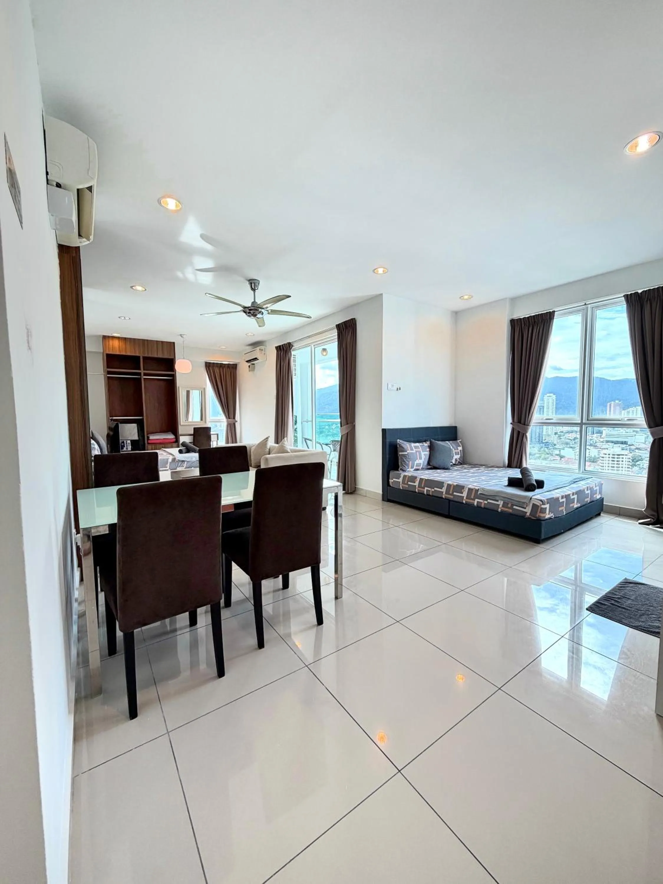 Bed in Mansion One by Sky Hive