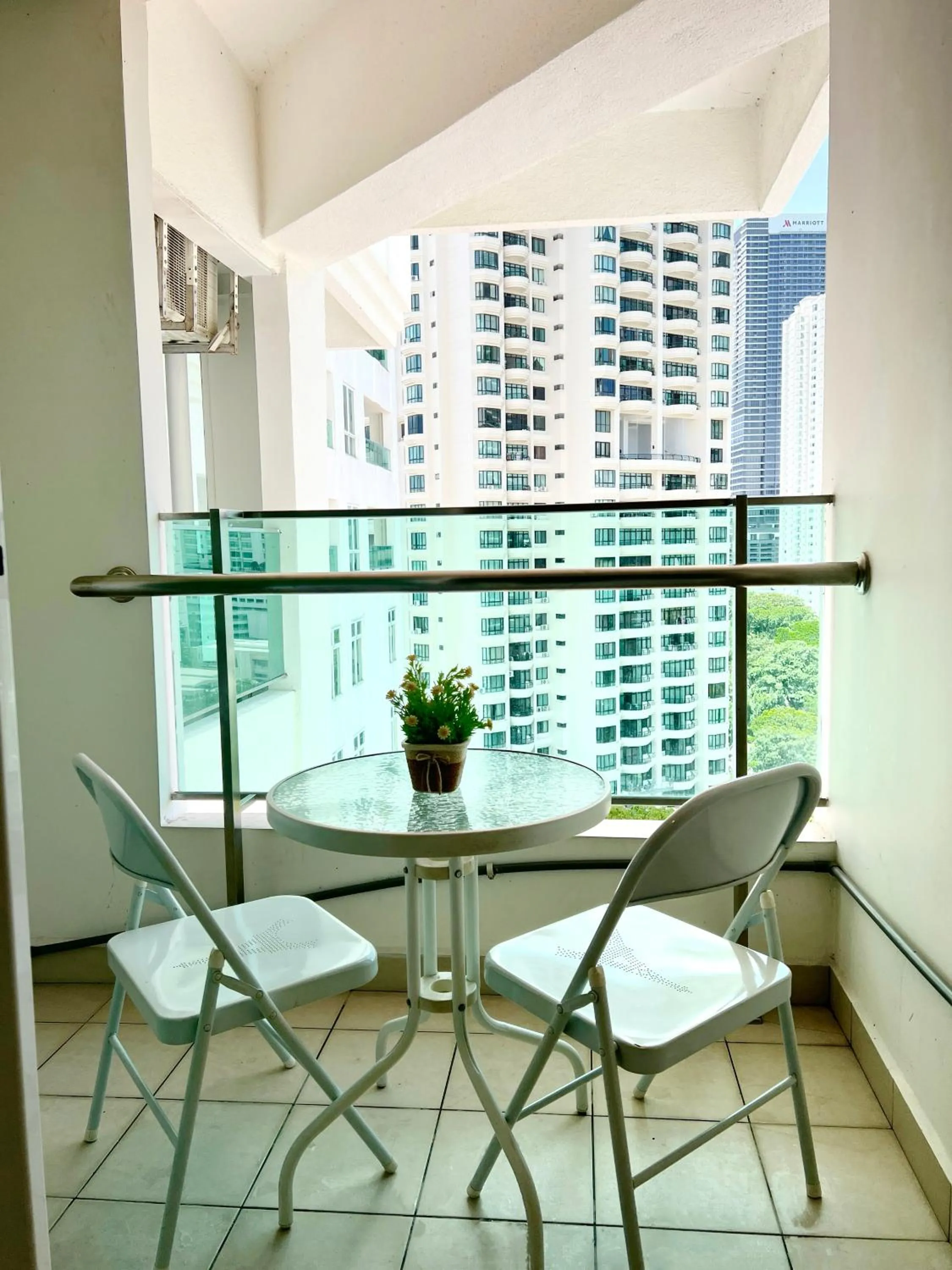 Balcony/Terrace in Mansion One by Sky Hive