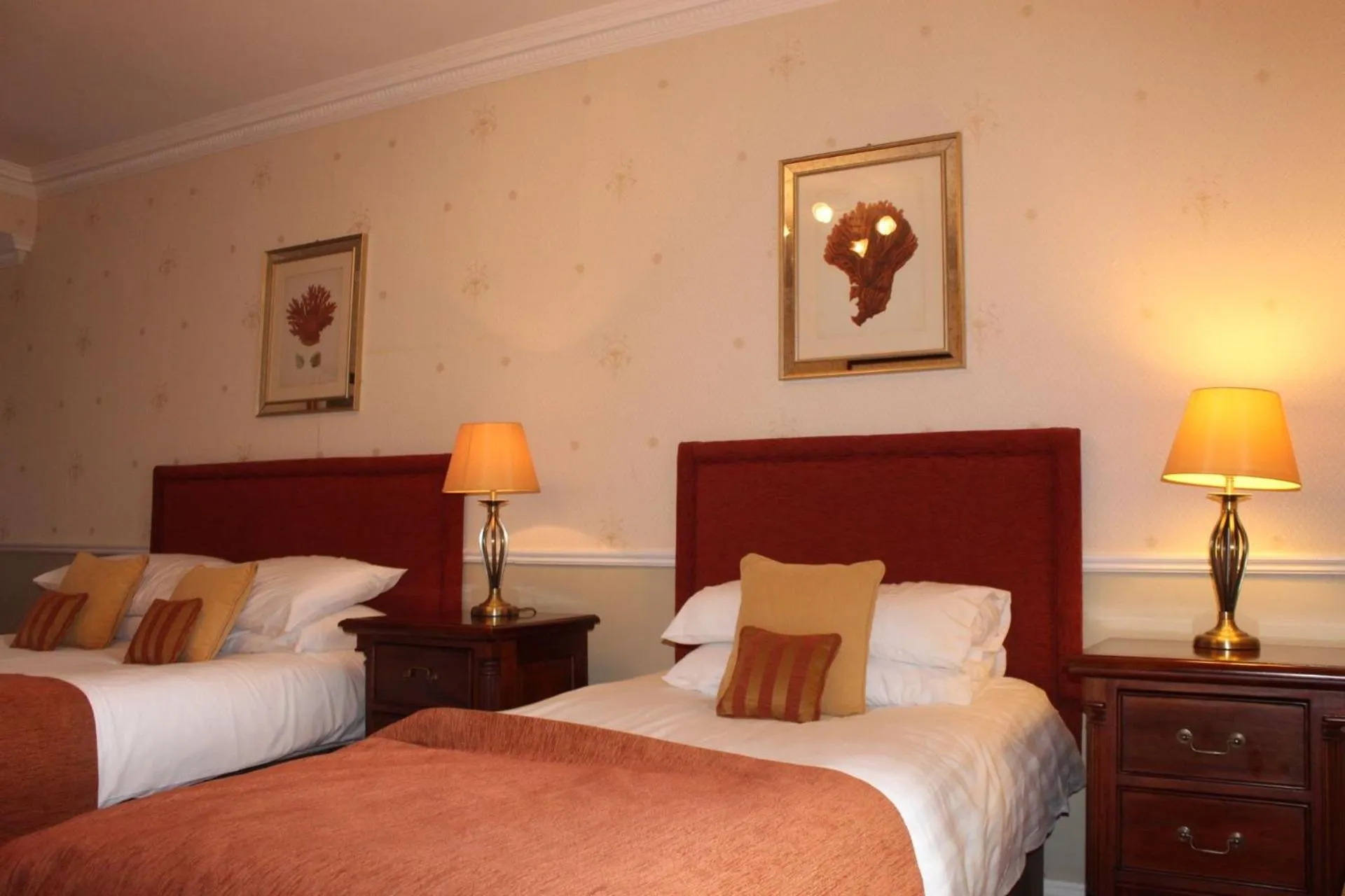 Bed in Aran View Country House and Lodge