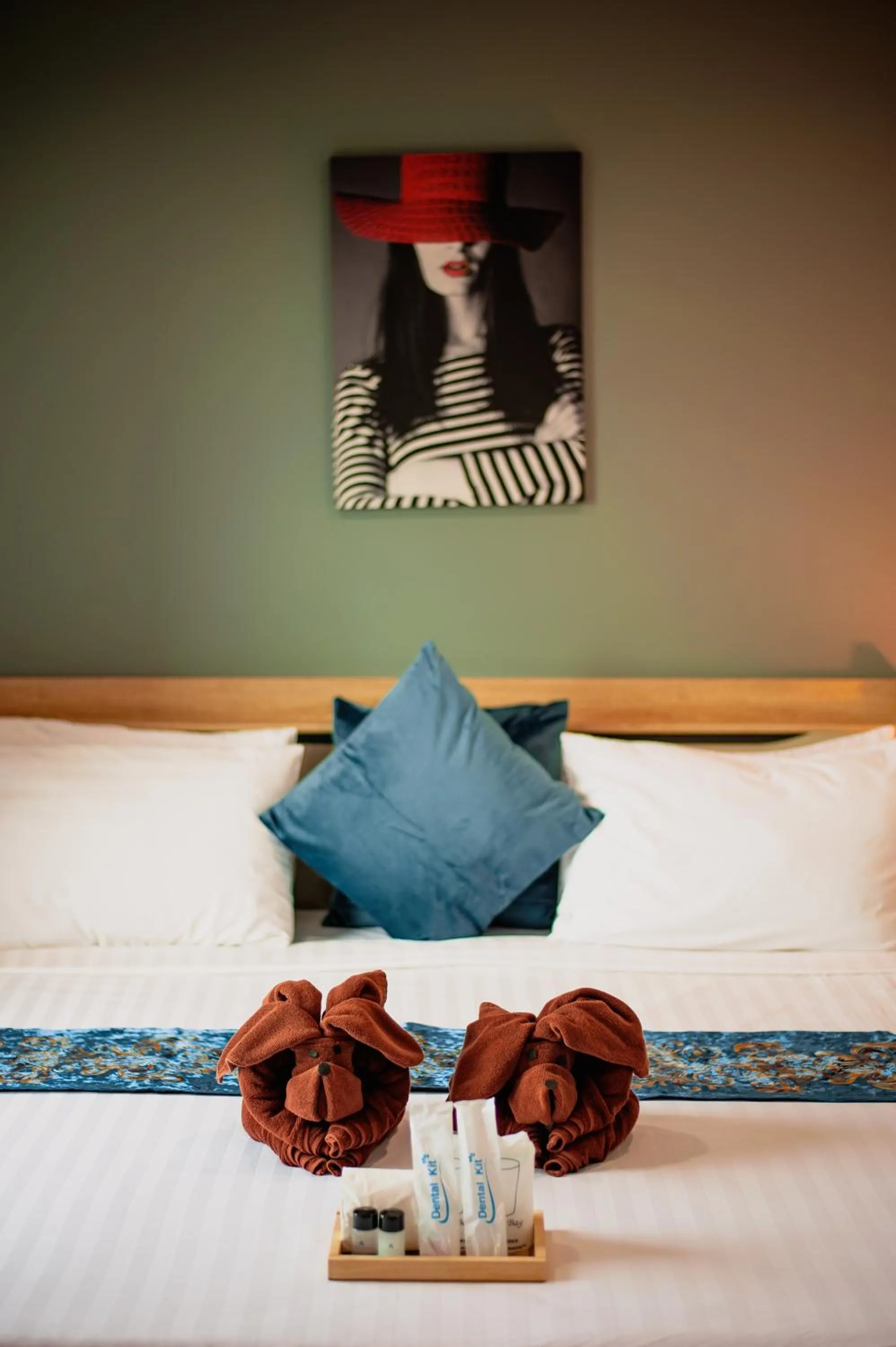 Bed in The Living Hotel SamutPrakan