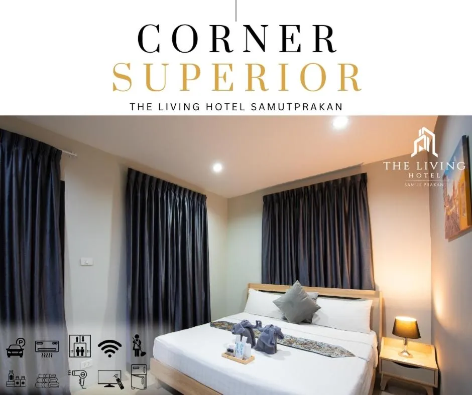 Bedroom, Bed in The Living Hotel SamutPrakan