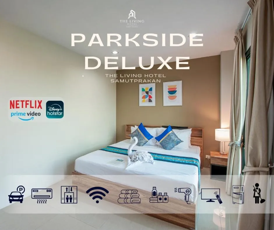 Bedroom, Bed in The Living Hotel SamutPrakan