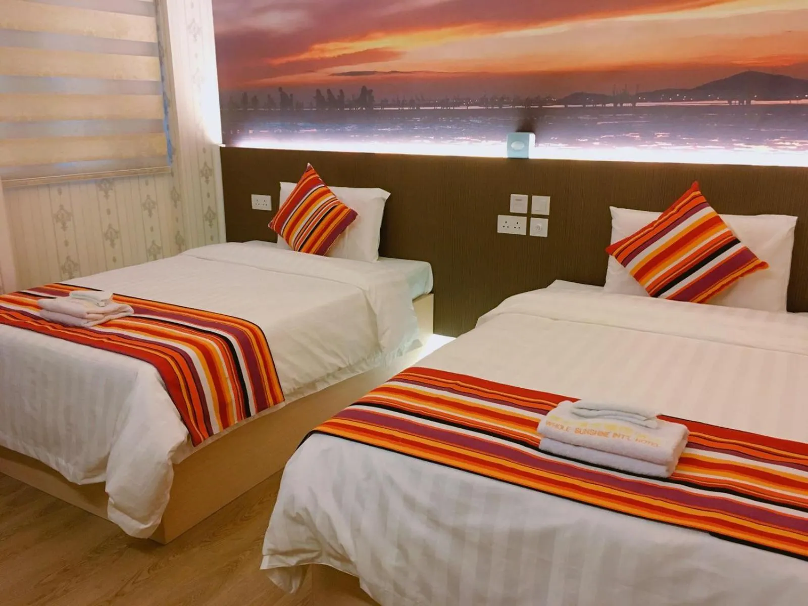 Bed in Whole Sunshine International Guest House