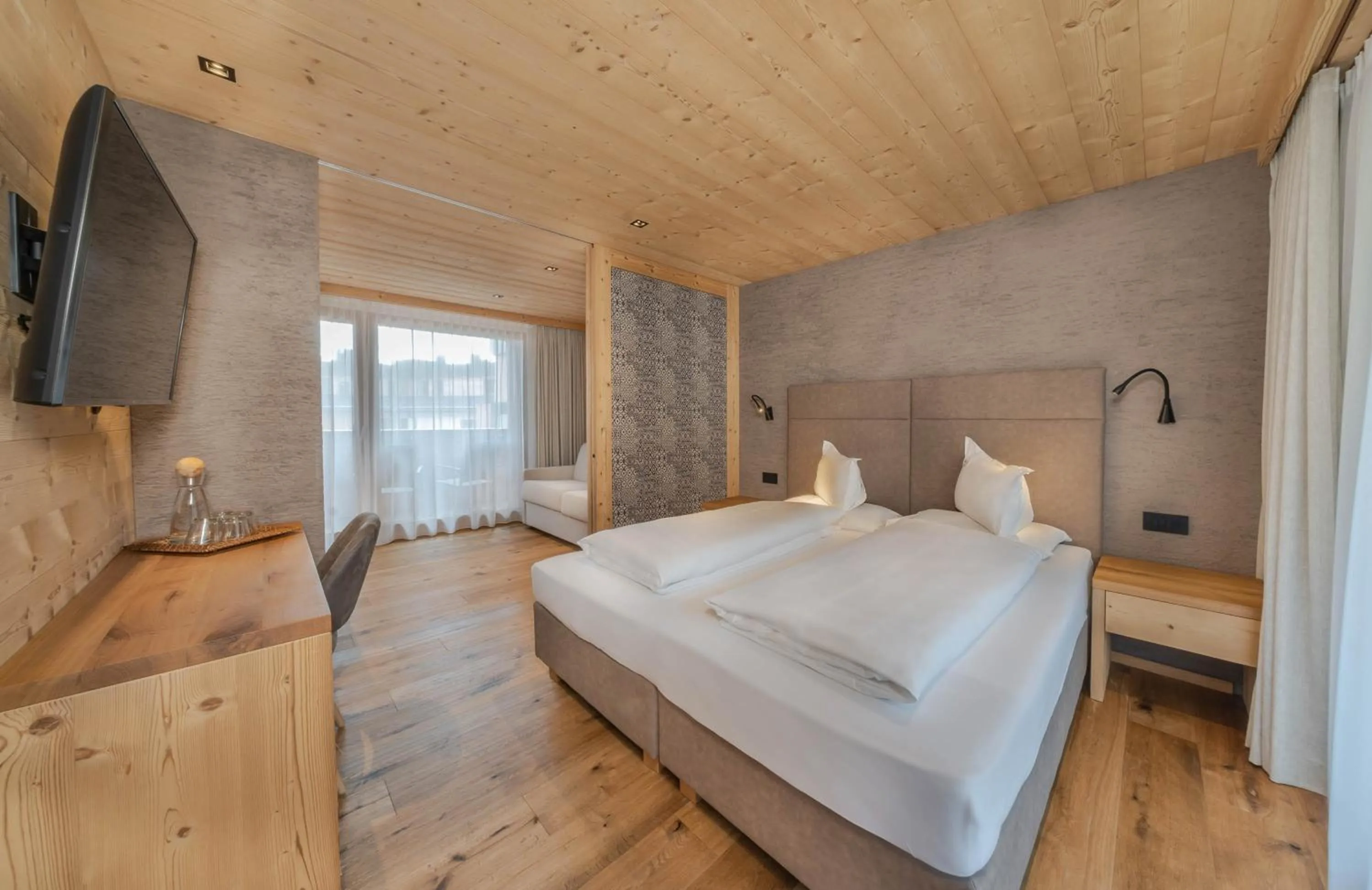 Bedroom, Bed in Nature Hotel Delta