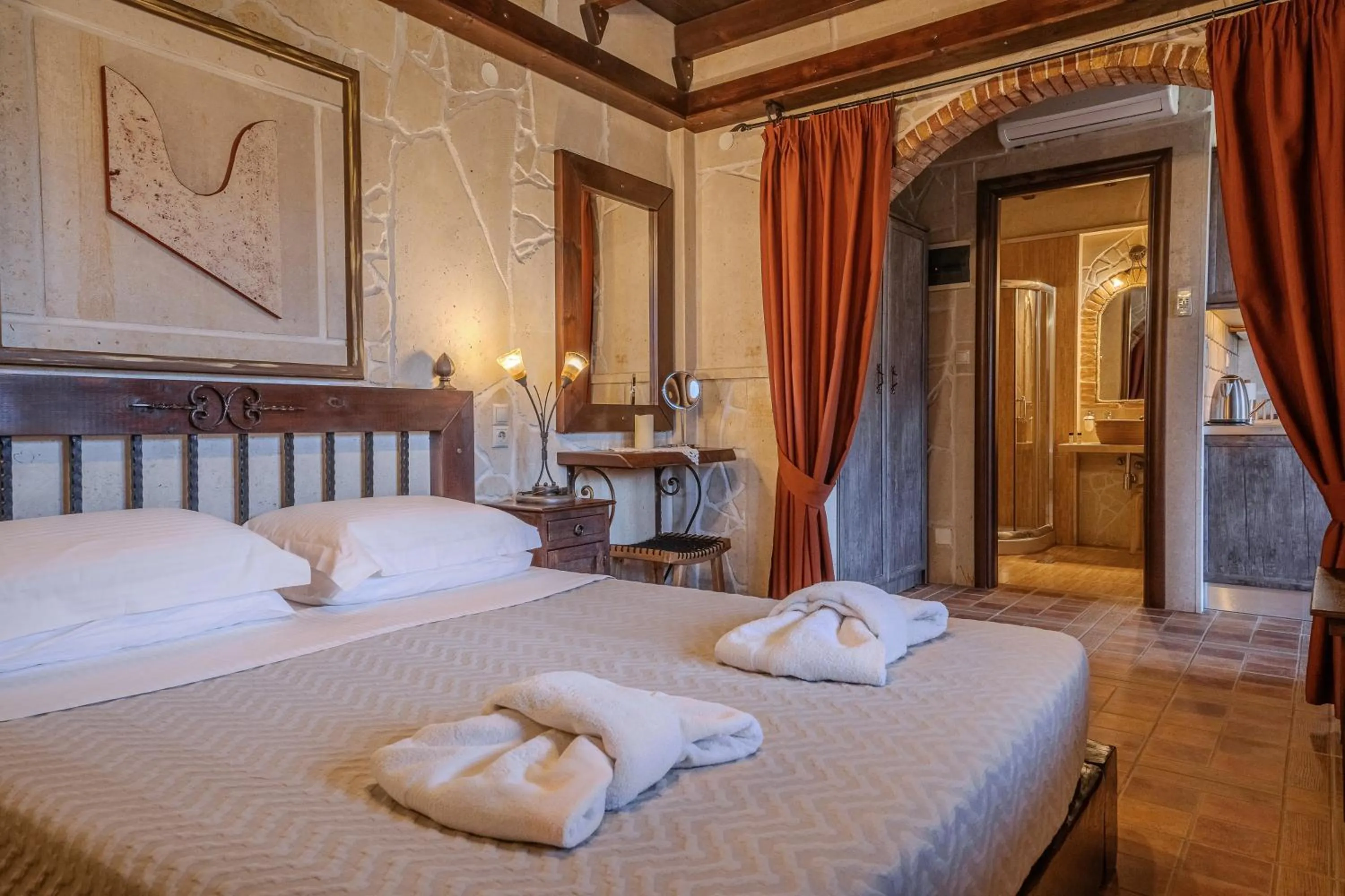 Bed in Terra Minoika Boutique Resort