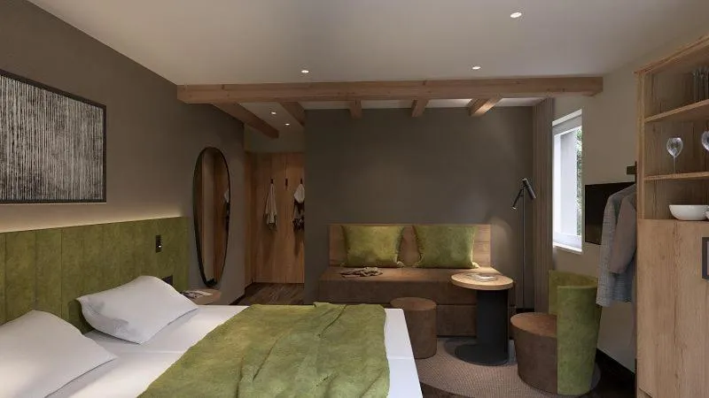 Bed in Hotel Laurin