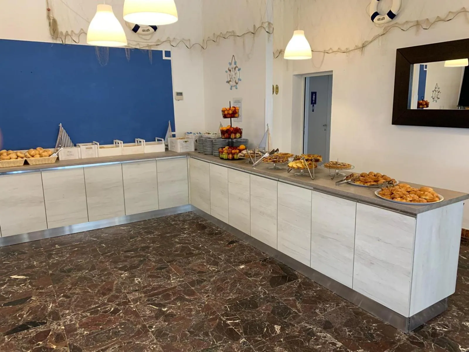 Buffet breakfast in Hotel Adriatico