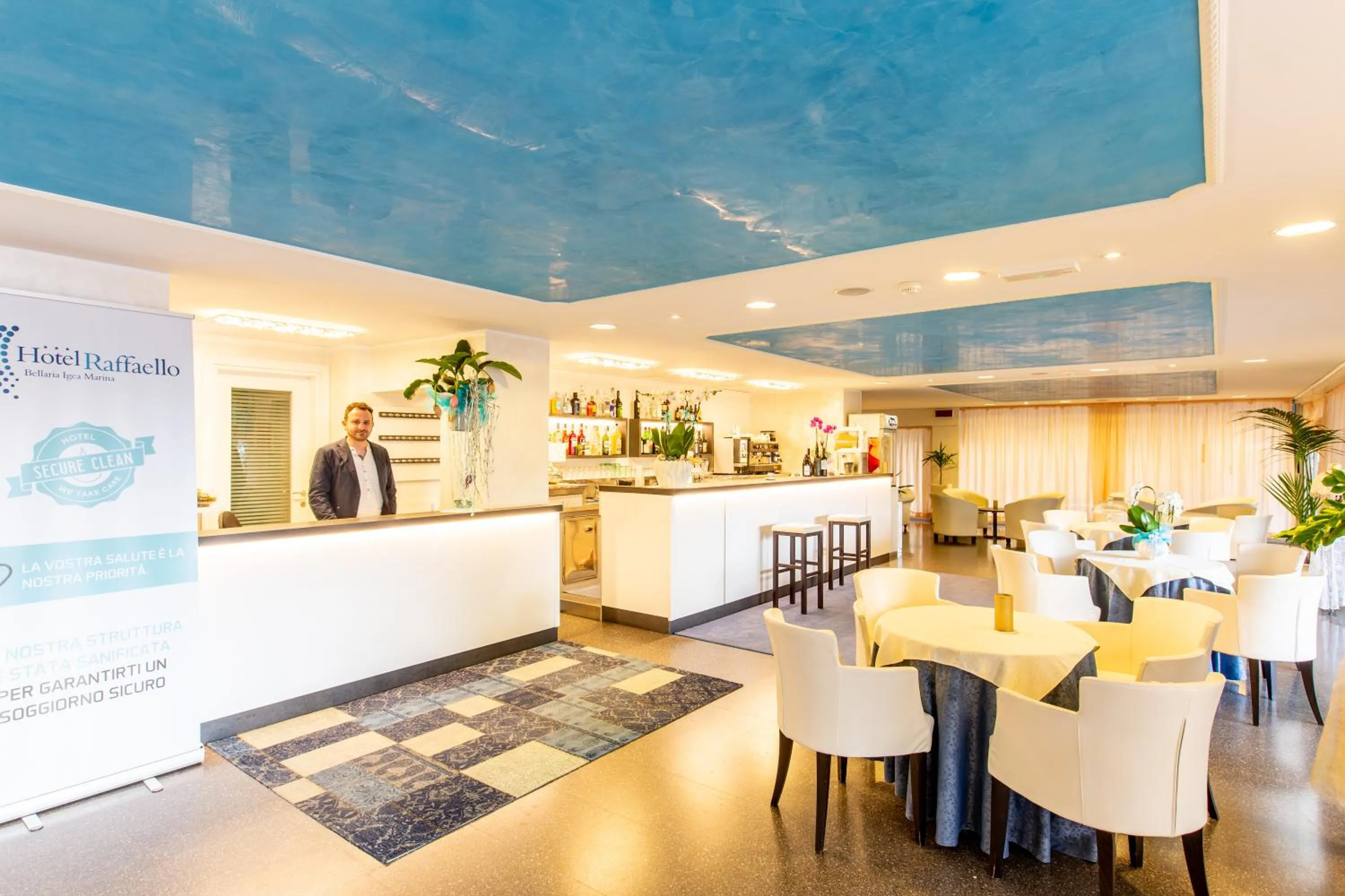 Lobby or reception in Hotel Raffaello