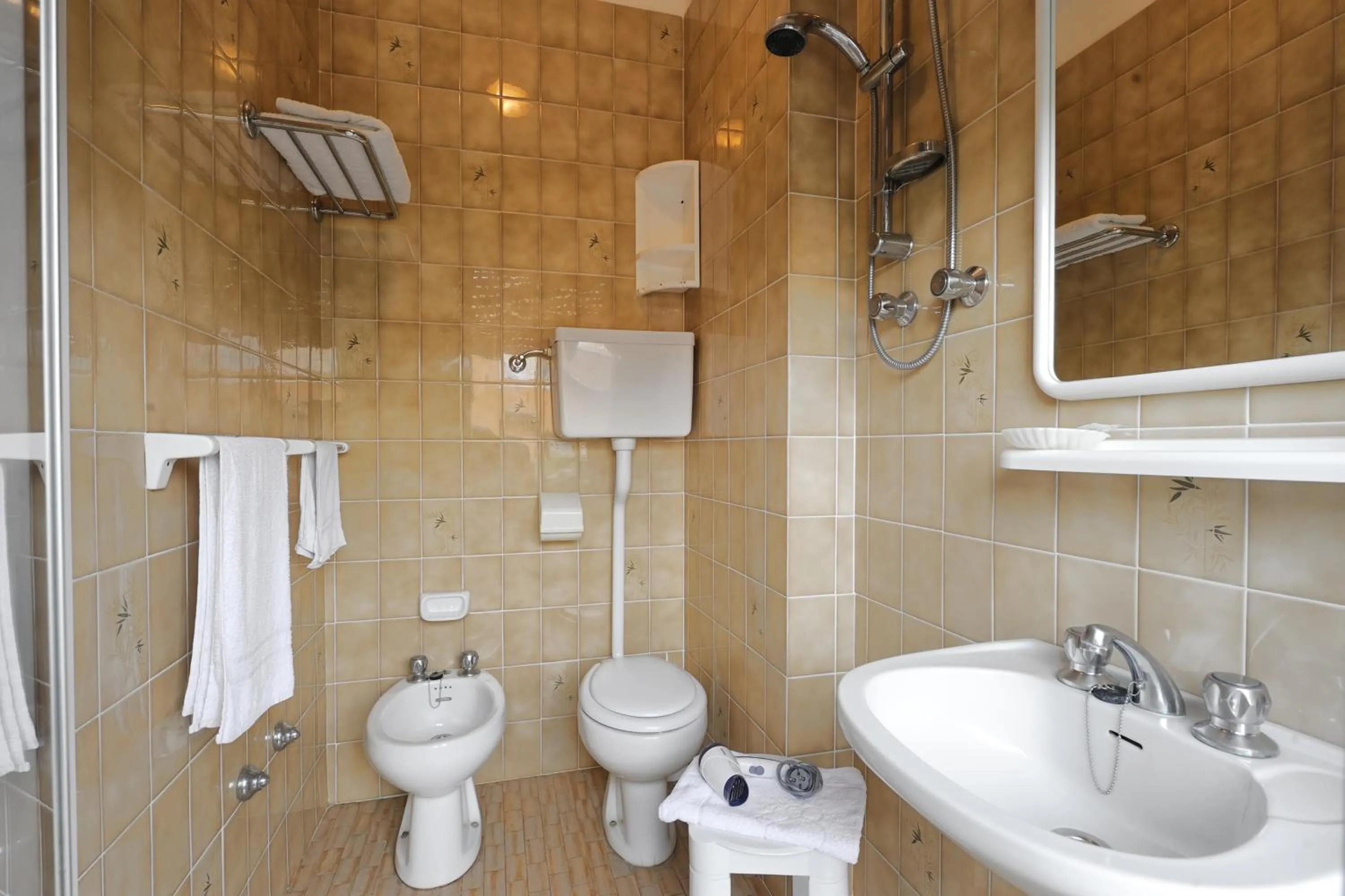 Shower in Hotel Raffaello