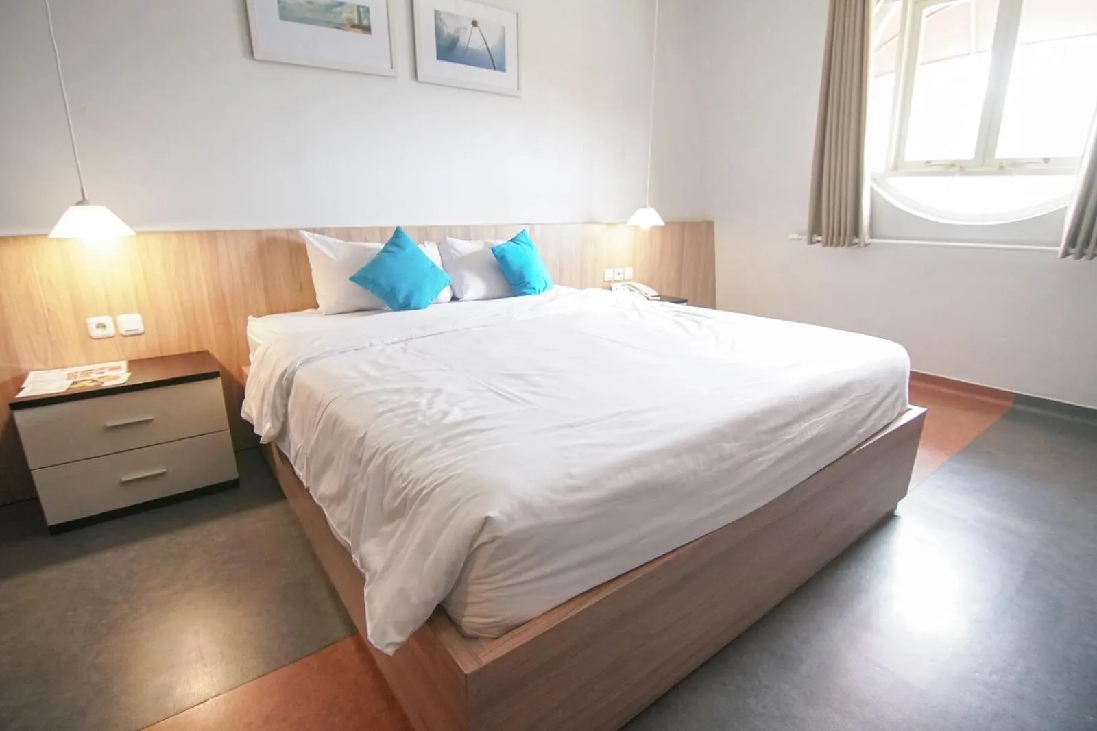 Bed in Kapal Garden Hotel at Rekreasi Sengkaling