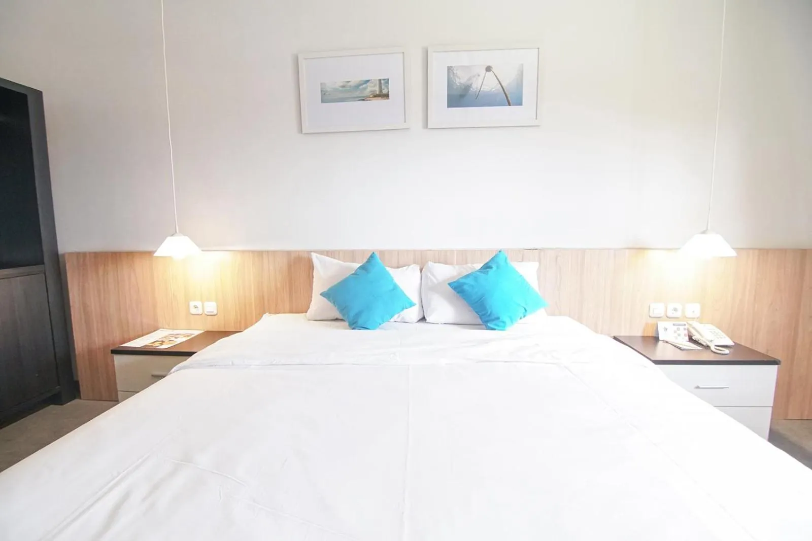 Bed in Kapal Garden Hotel at Rekreasi Sengkaling