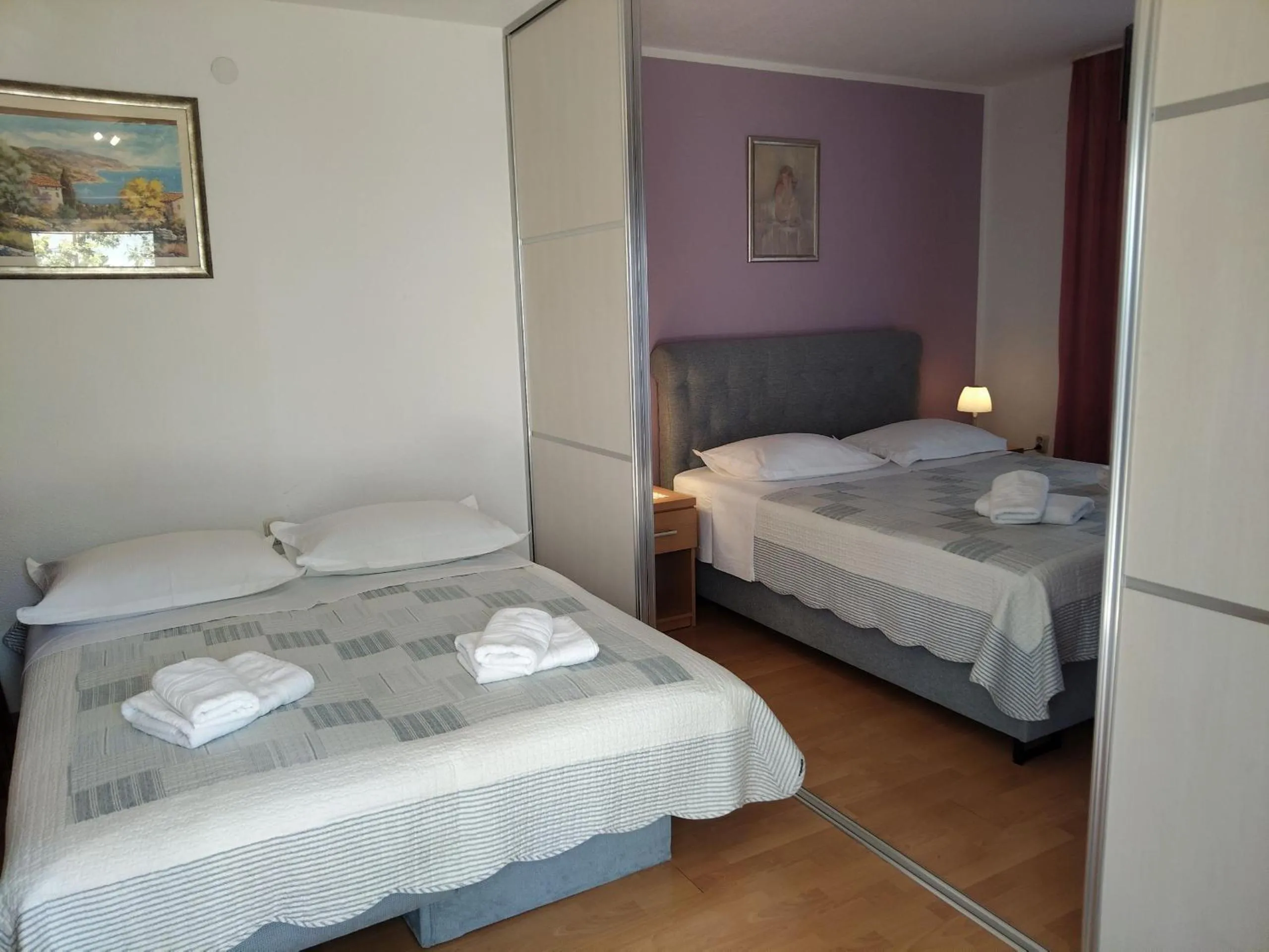 Bed in Apartments Doris