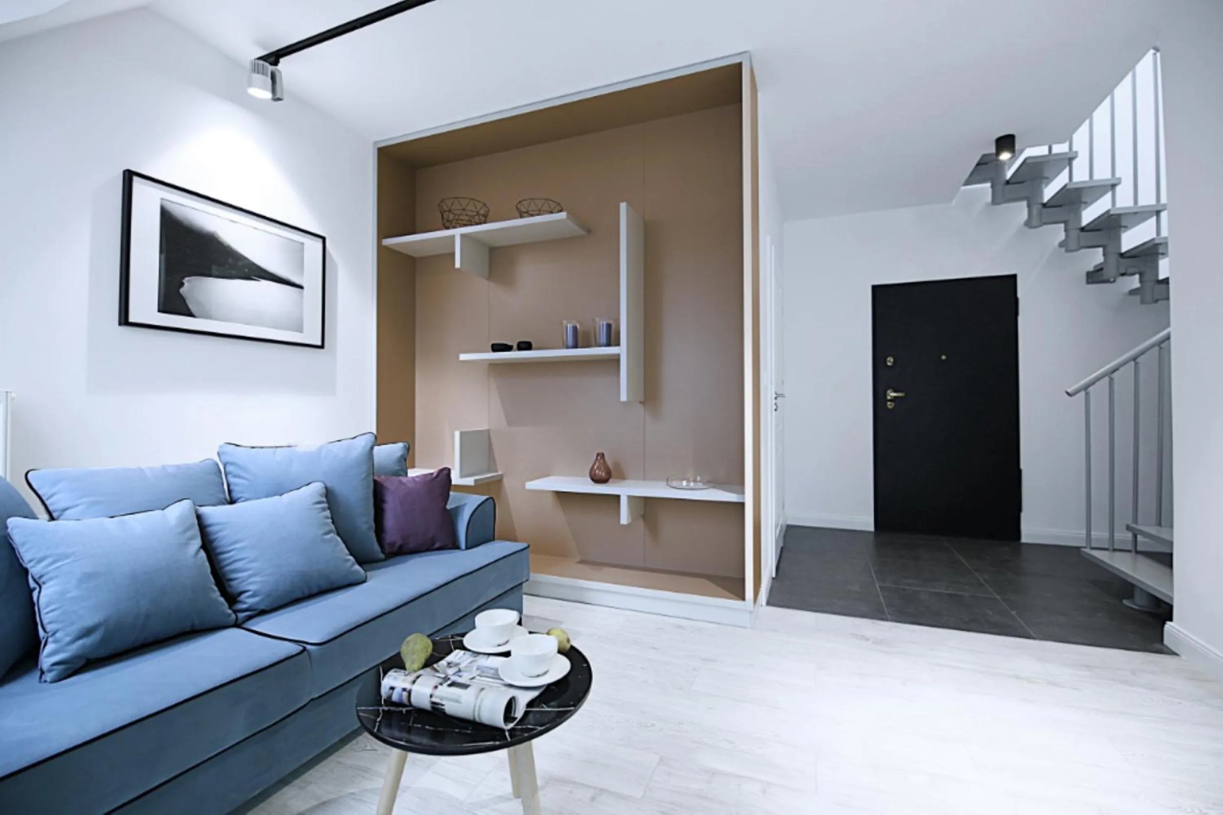 Living room in Absyntapart - Bulwar Staromiejski