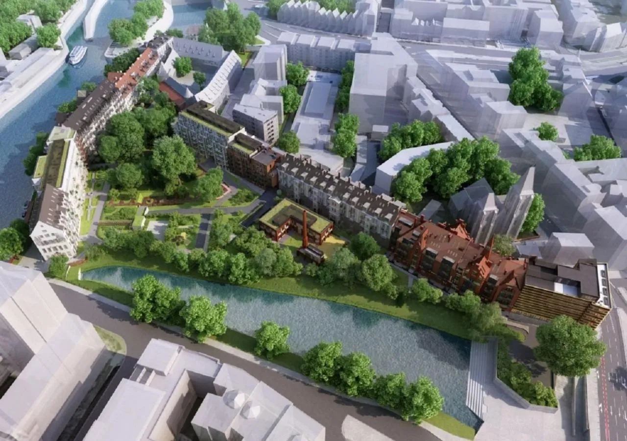 Property building in Absyntapart - Bulwar Staromiejski