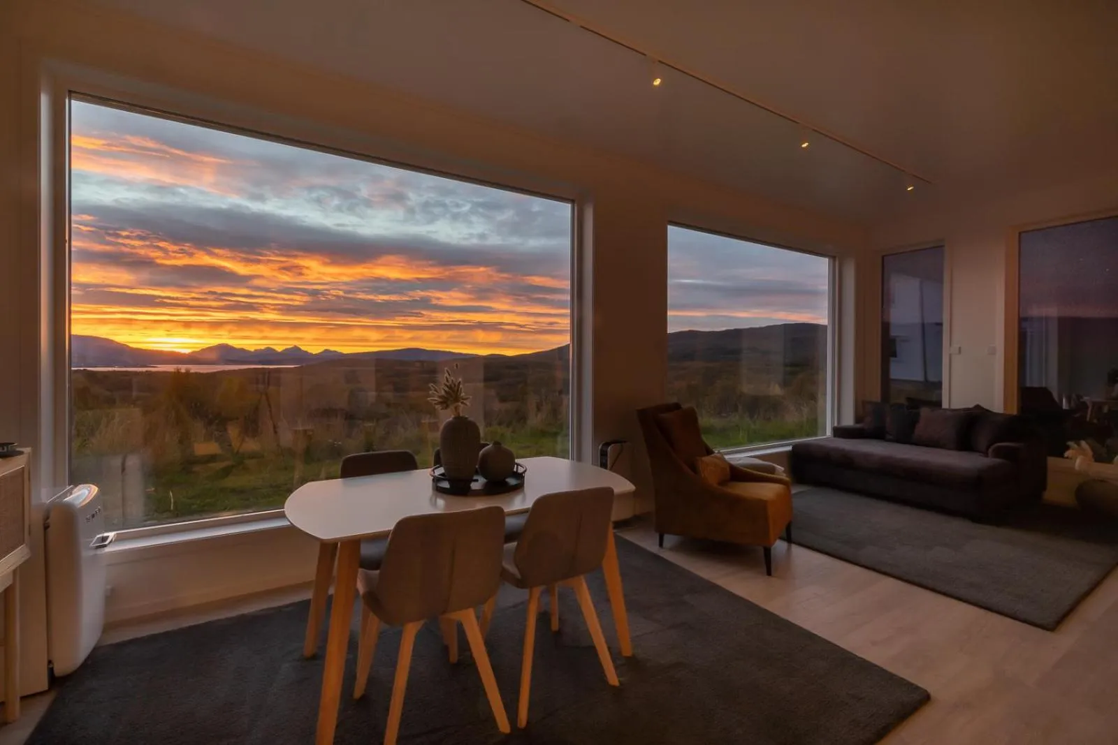Living room in Aurora Borealis Observatory