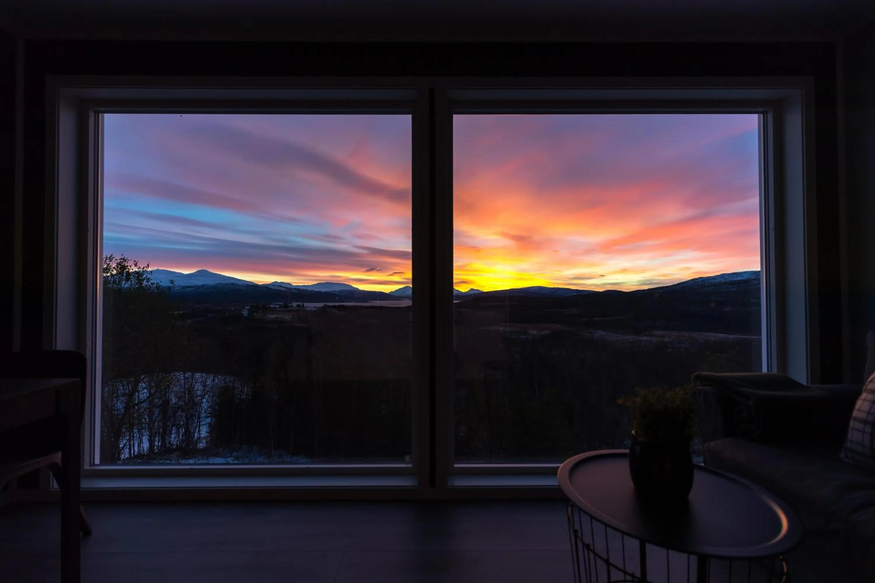 Living room in Aurora Borealis Observatory