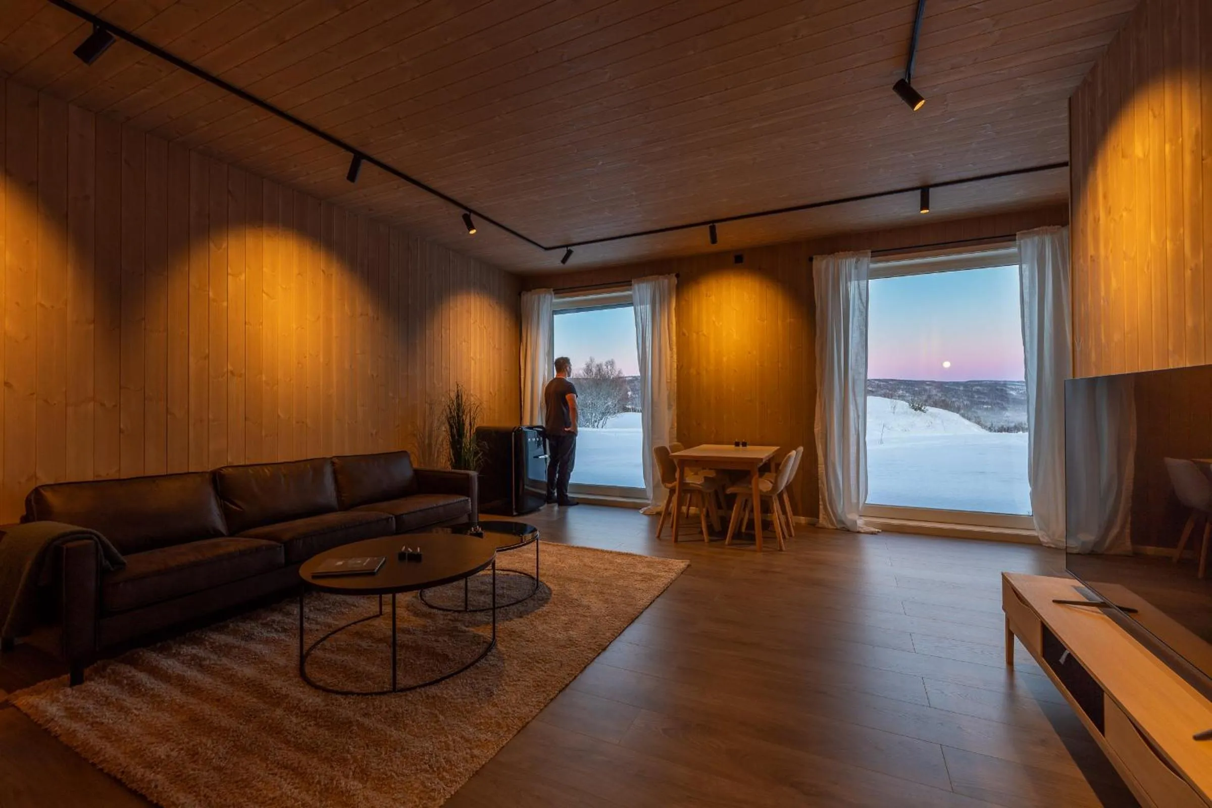 Living room in Aurora Borealis Observatory
