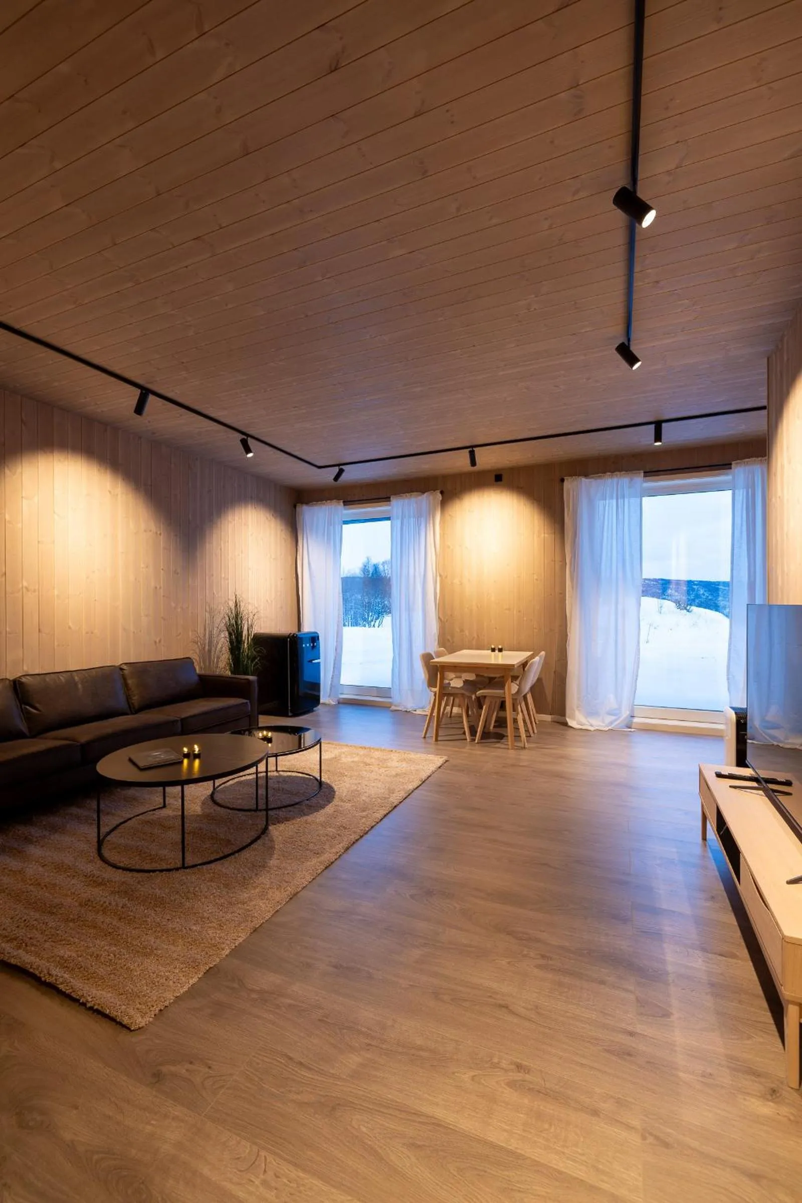 Living room in Aurora Borealis Observatory