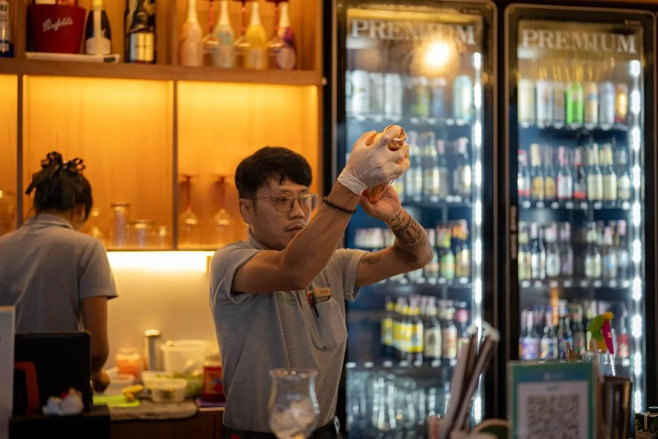 Lounge or bar in Chiangkhan River Mountain Resort