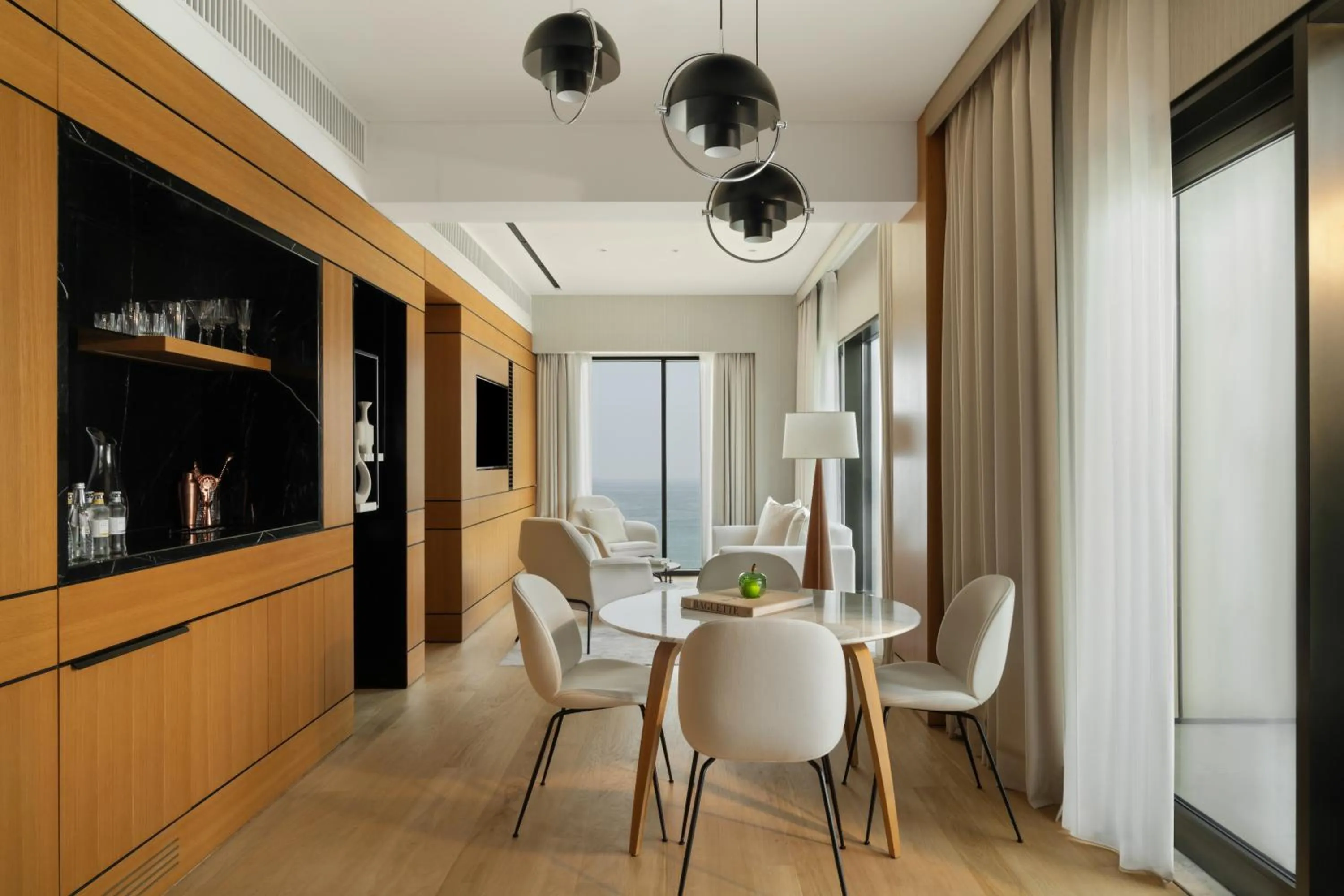 Seating area in Caesars Palace Dubai