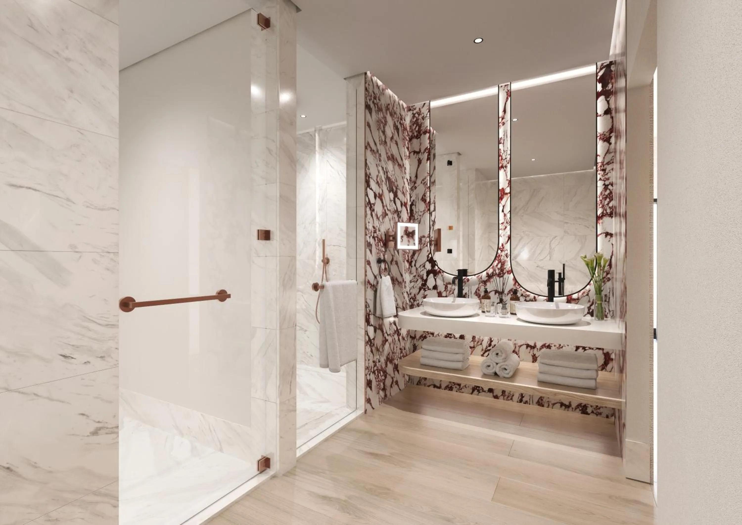 Bathroom in Caesars Palace Dubai