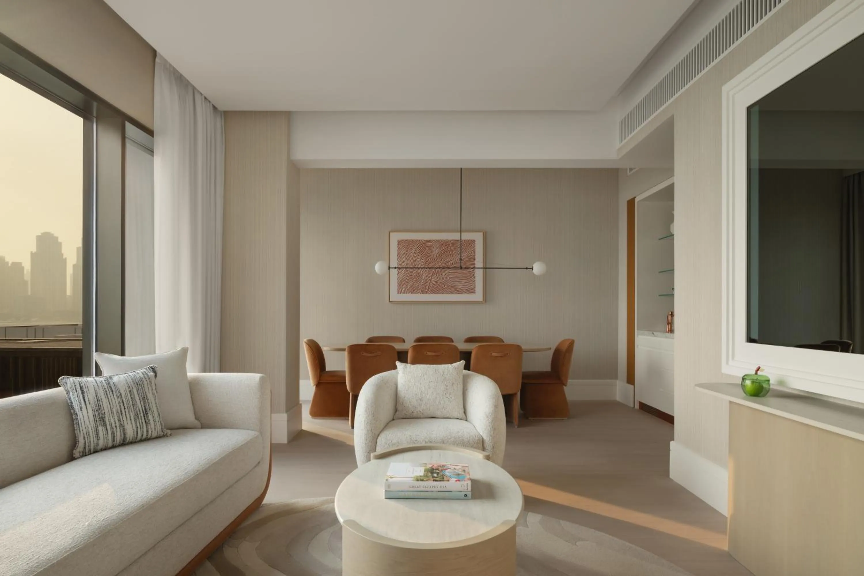 Dining area in Caesars Palace Dubai