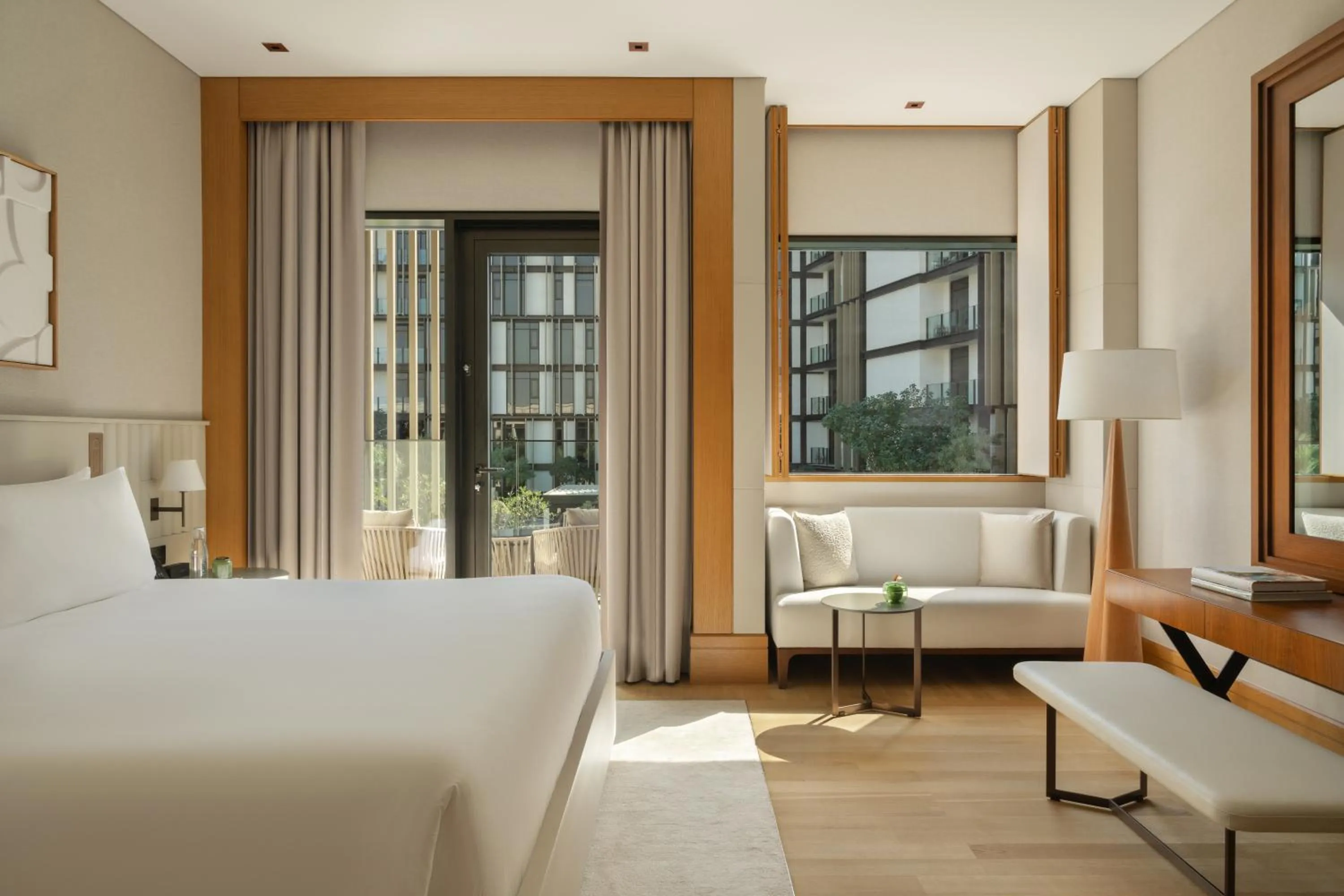 View (from property/room), Bed in Caesars Palace Dubai