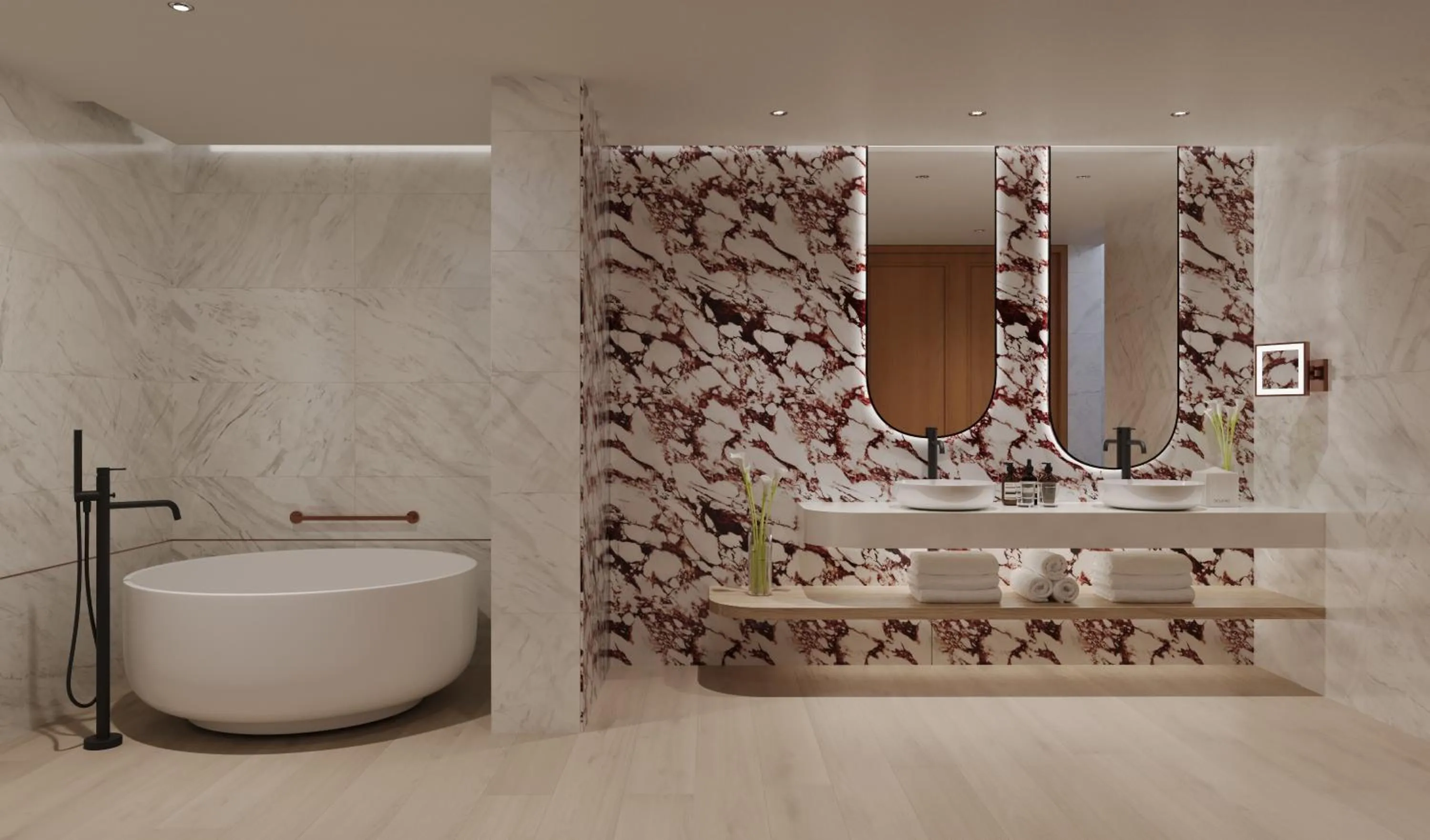 Bathroom in Caesars Palace Dubai